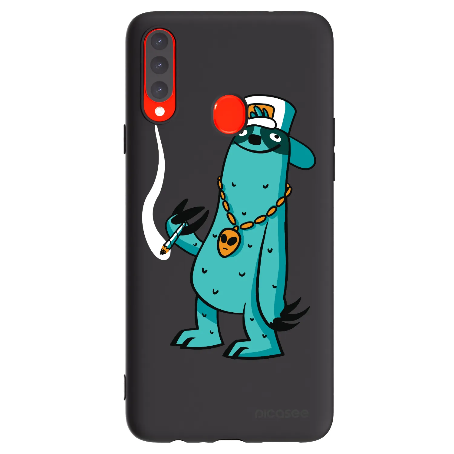 Picasee silikonový černý obal pro Samsung Galaxy A20s - Earth - Je mi fajn