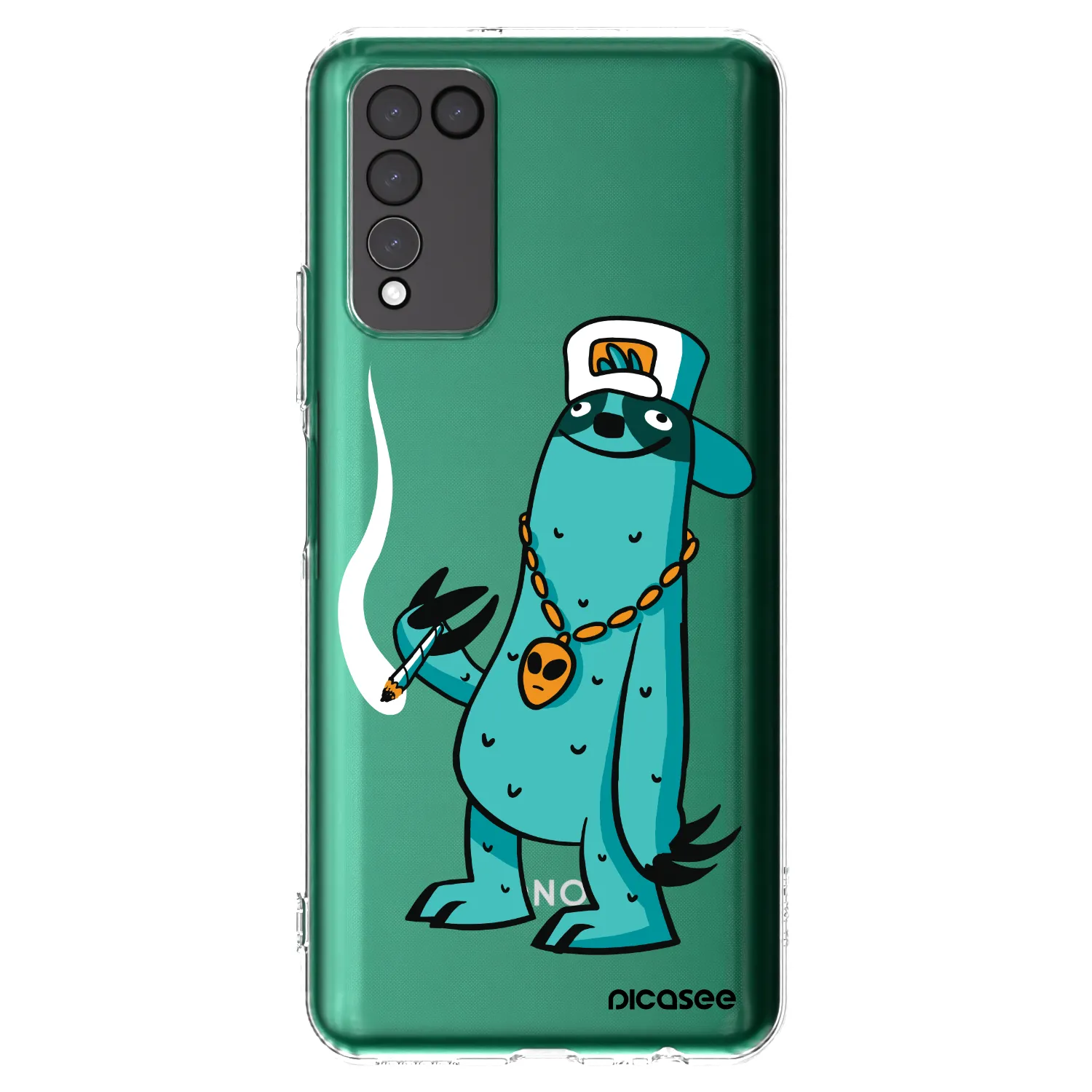 Picasee silikonový průhledný obal pro Honor 10X Lite - Earth - Je mi fajn