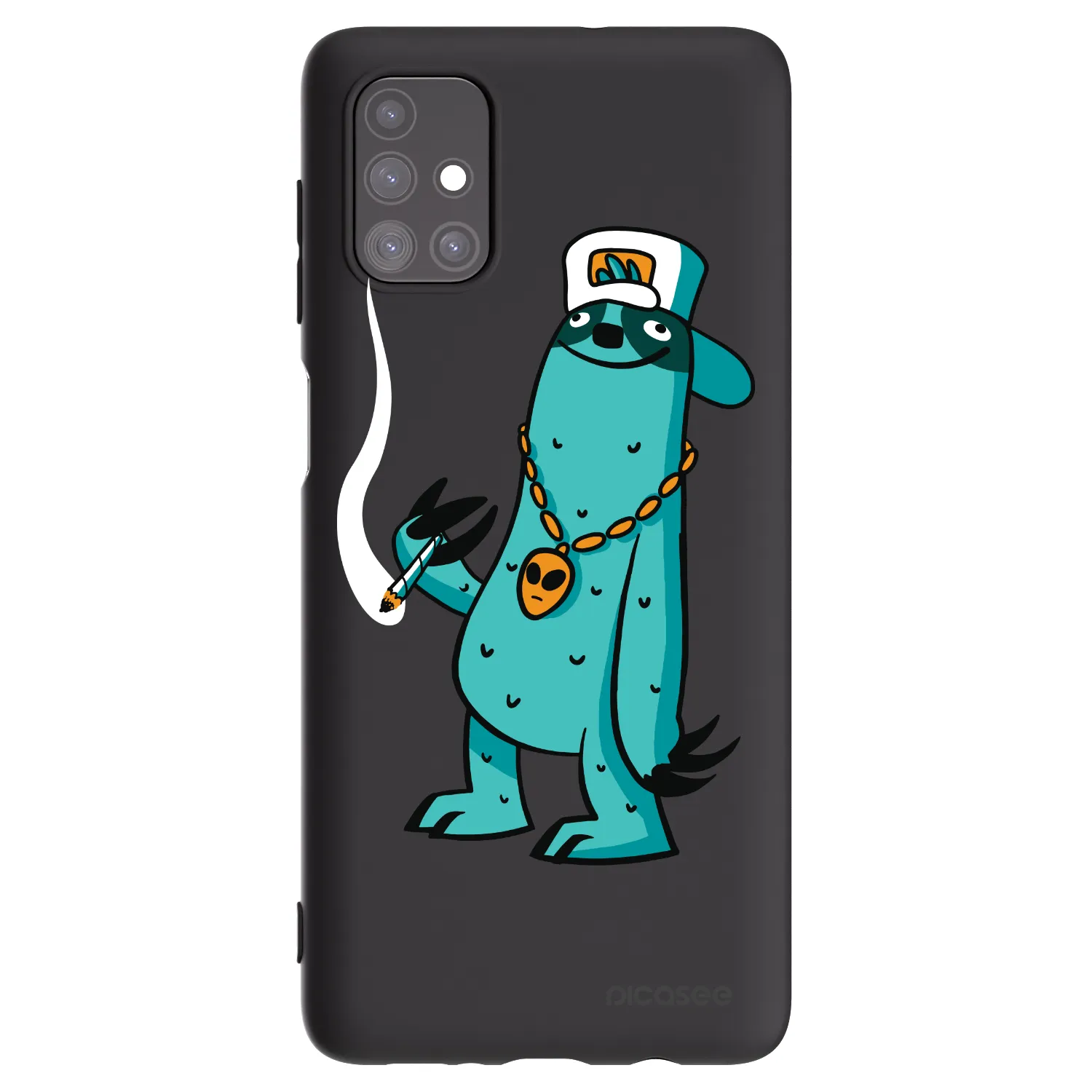 Picasee silikonový černý obal pro Samsung Galaxy M51 M515F - Earth - Je mi fajn