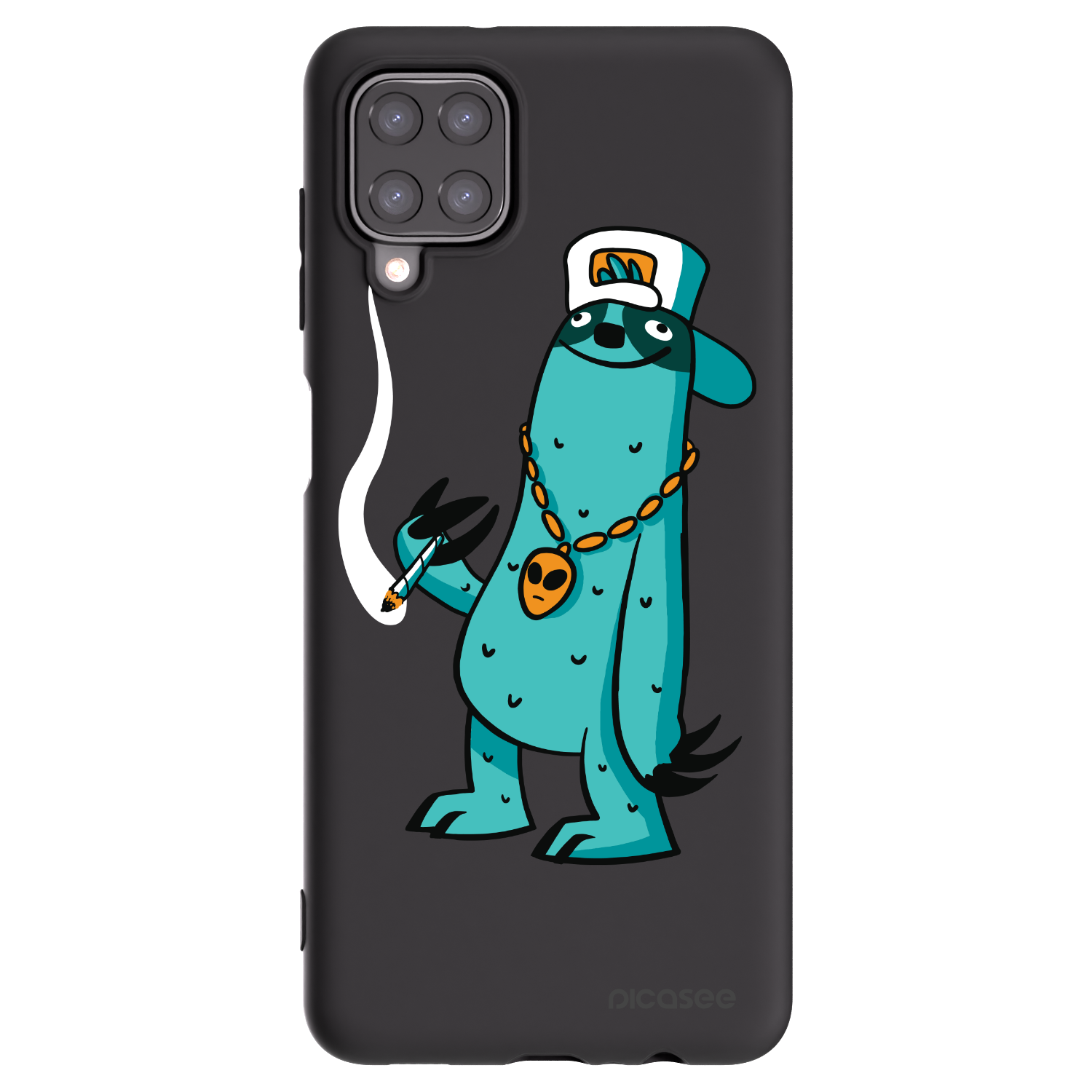Picasee silikonový černý obal pro Samsung Galaxy A12 A125F - Earth - Je mi fajn