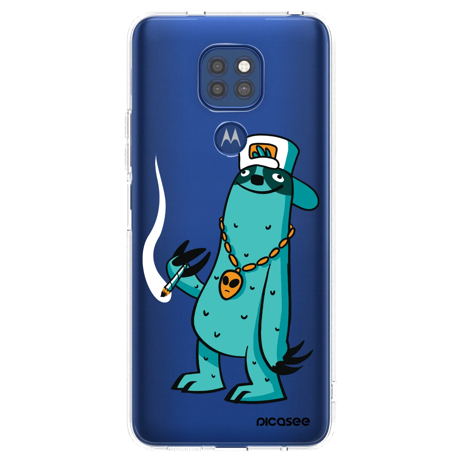 Picasee silikonový průhledný obal pro Motorola Moto G9 Play - Earth - Je mi fajn
