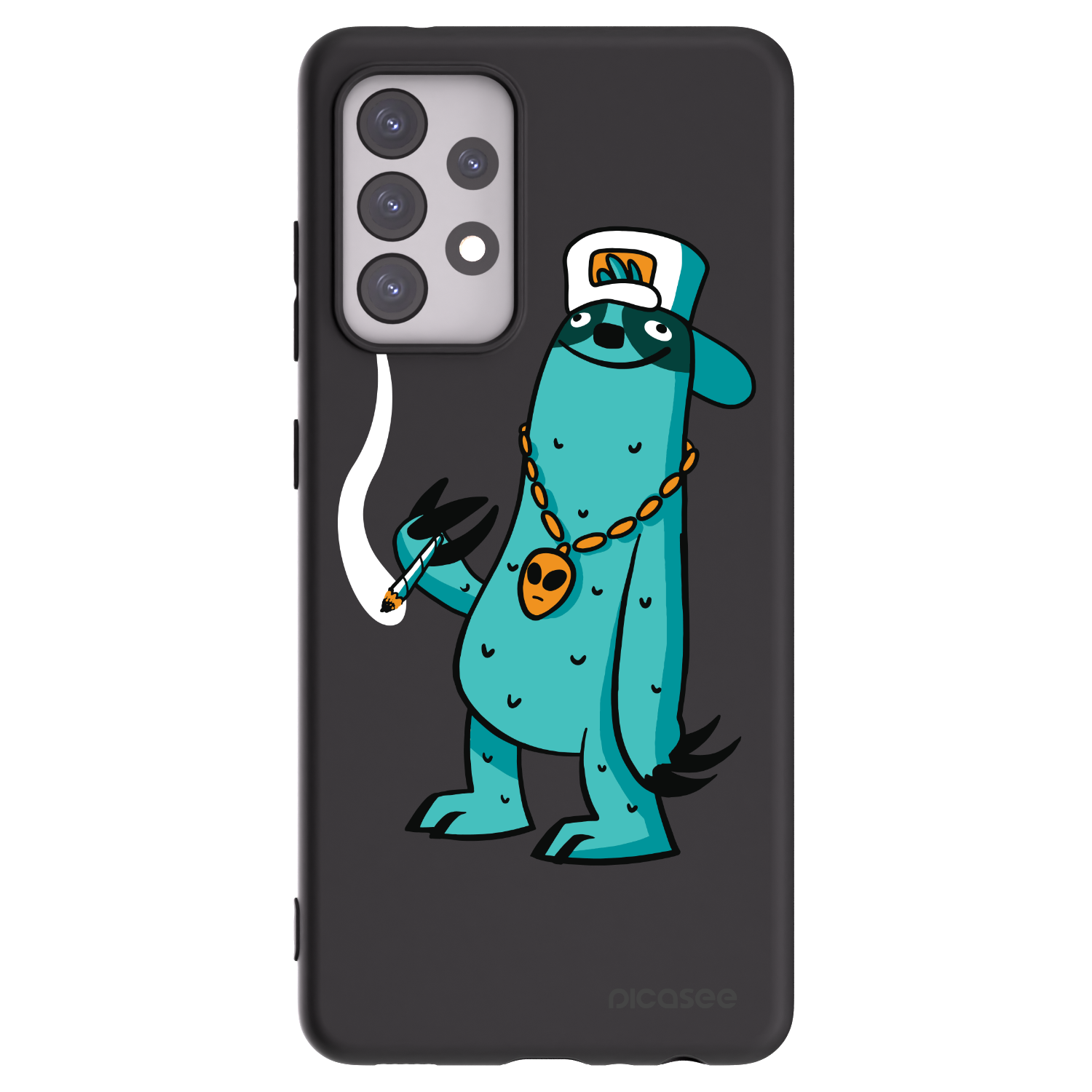 Picasee silikonový černý obal pro Samsung Galaxy A52 5G A525F - Earth - Je mi fajn