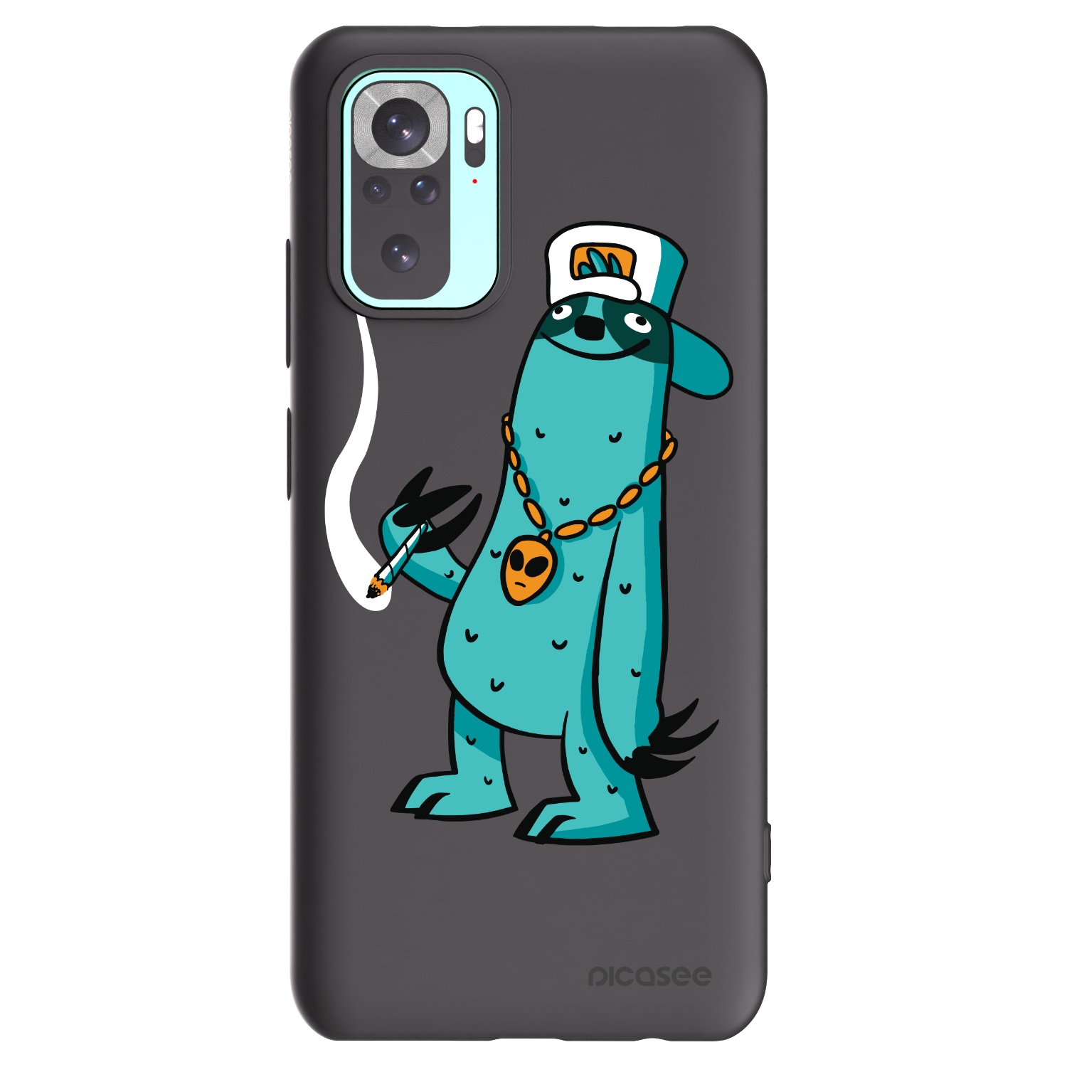 Picasee silikonový černý obal pro Xiaomi Redmi Note 10 Pro - Earth - Je mi fajn