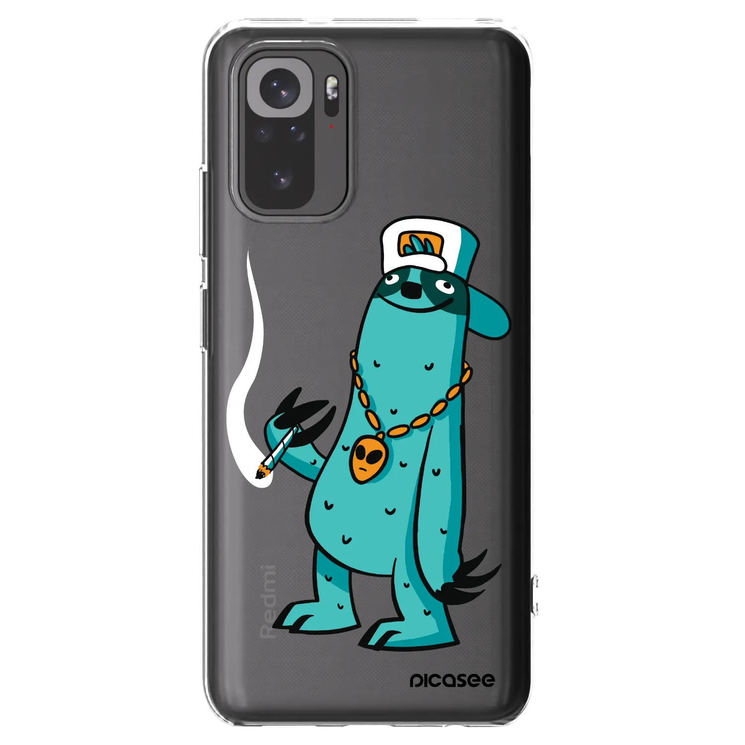Picasee silikonový průhledný obal pro Xiaomi Redmi Note 10S - Earth - Je mi fajn