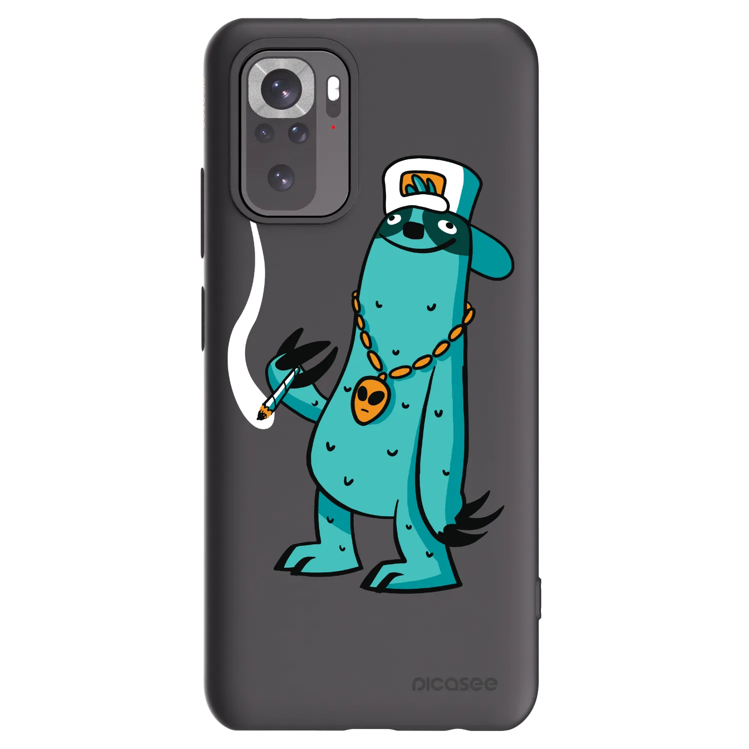 Picasee silikonový černý obal pro Xiaomi Redmi Note 10S - Earth - Je mi fajn