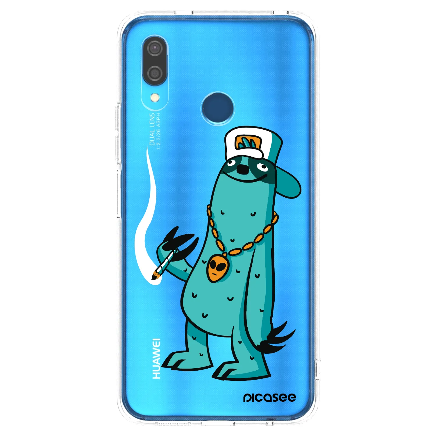 Picasee silikonový průhledný obal pro Huawei P20 Lite - Earth - Je mi fajn