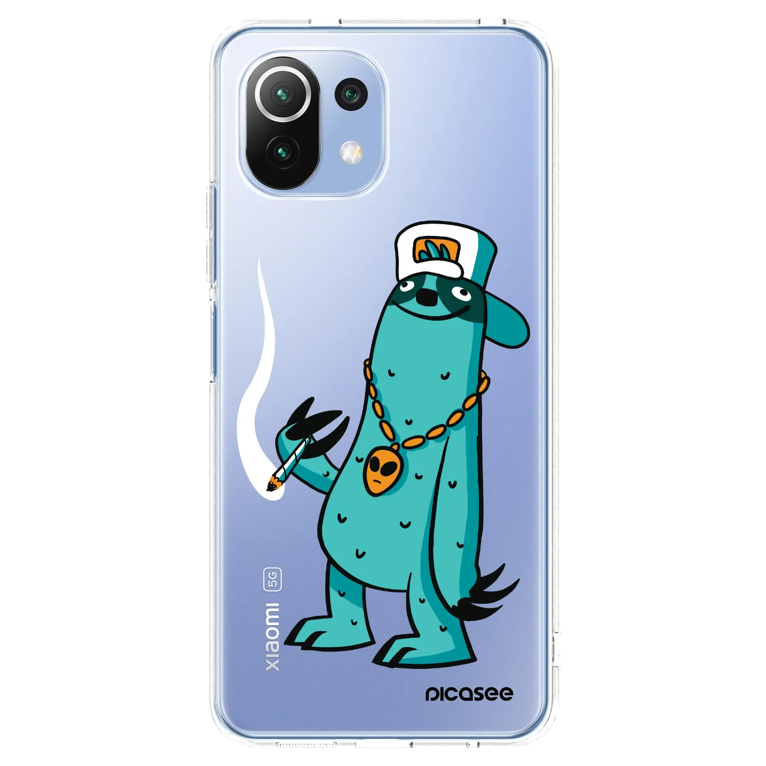 Picasee silikonový průhledný obal pro Xiaomi Mi 11 Lite - Earth - Je mi fajn