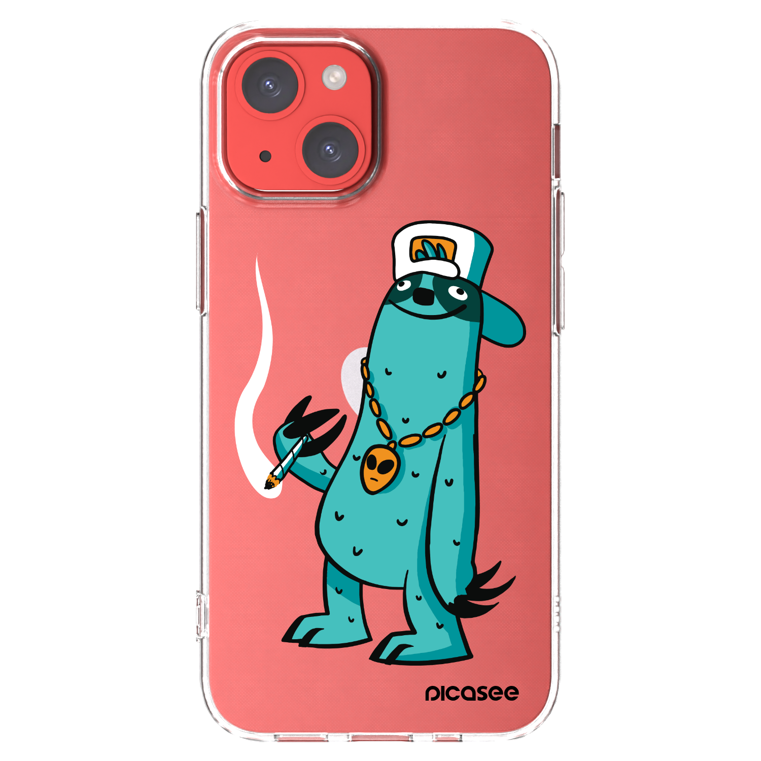 Picasee silikonový průhledný obal pro Apple iPhone 13 mini - Earth - Je mi fajn