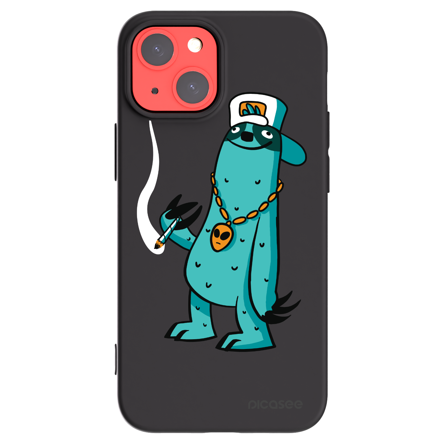 Picasee silikonový černý obal pro Apple iPhone 13 mini - Earth - Je mi fajn