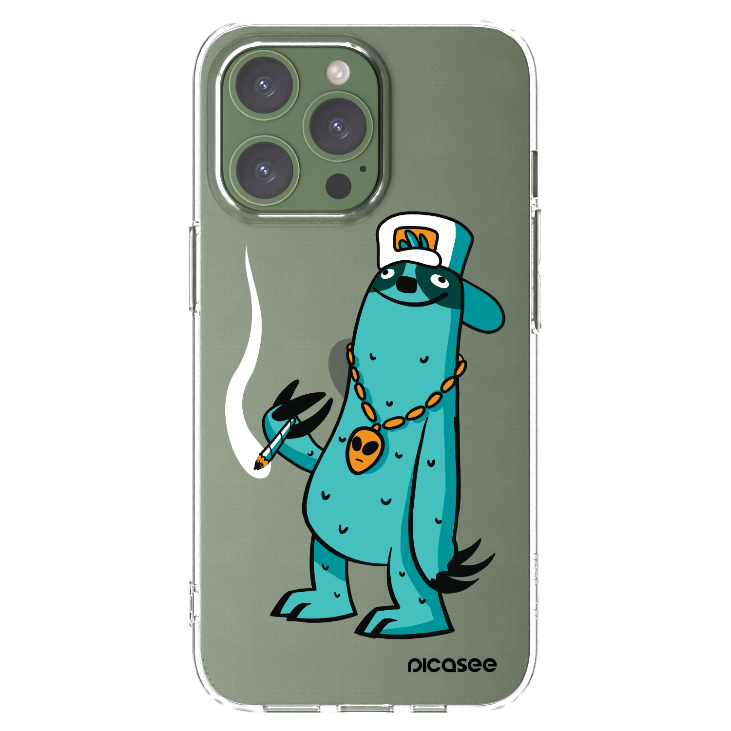Picasee silikonový průhledný obal pro Apple iPhone 13 Pro - Earth - Je mi fajn