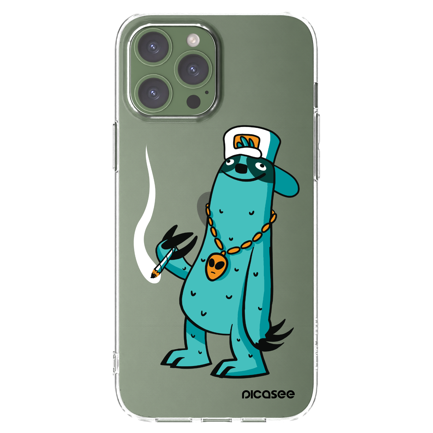 Picasee silikonový průhledný obal pro Apple iPhone 13 Pro Max - Earth - Je mi fajn