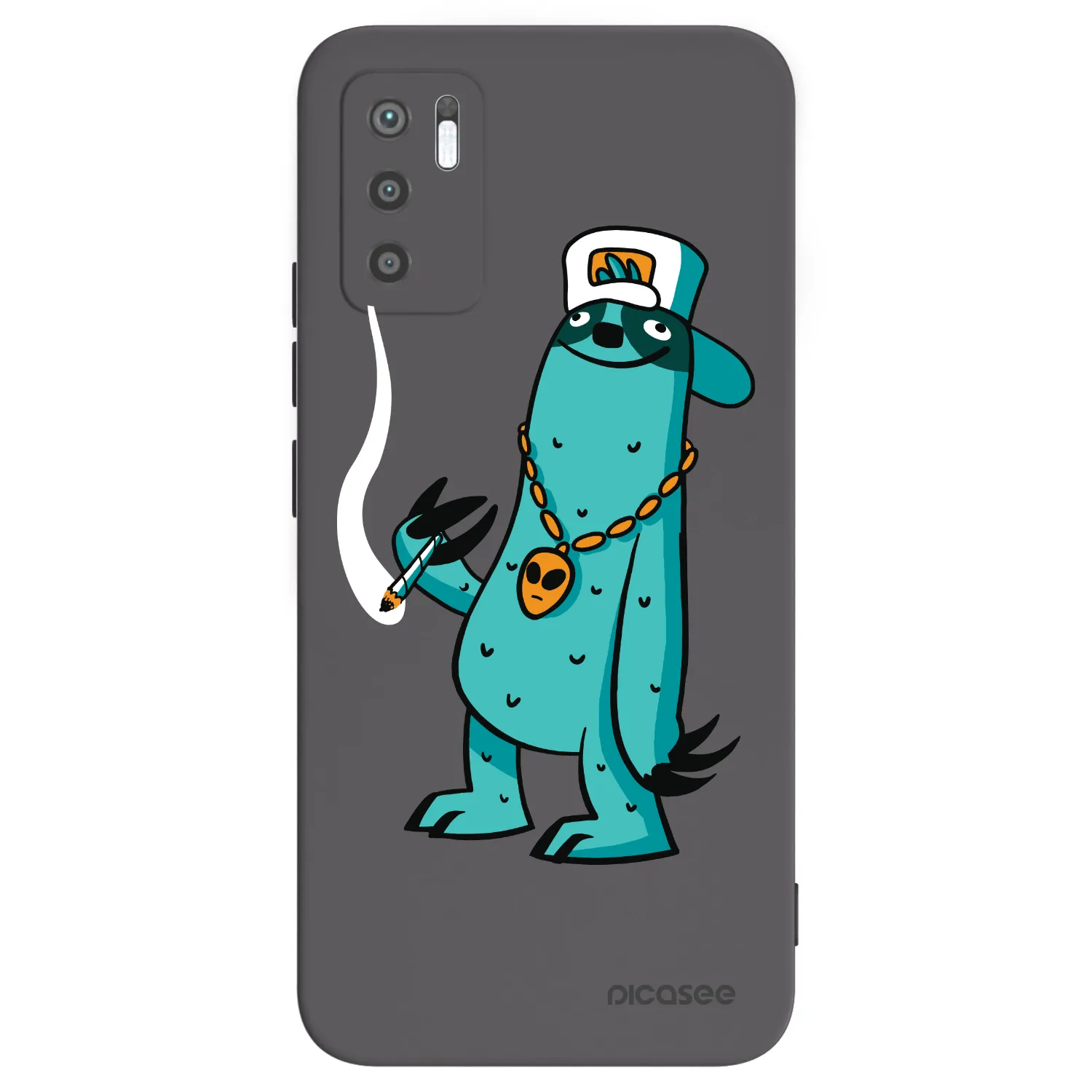 Picasee silikonový černý obal pro Xiaomi Redmi Note 10 5G - Earth - Je mi fajn