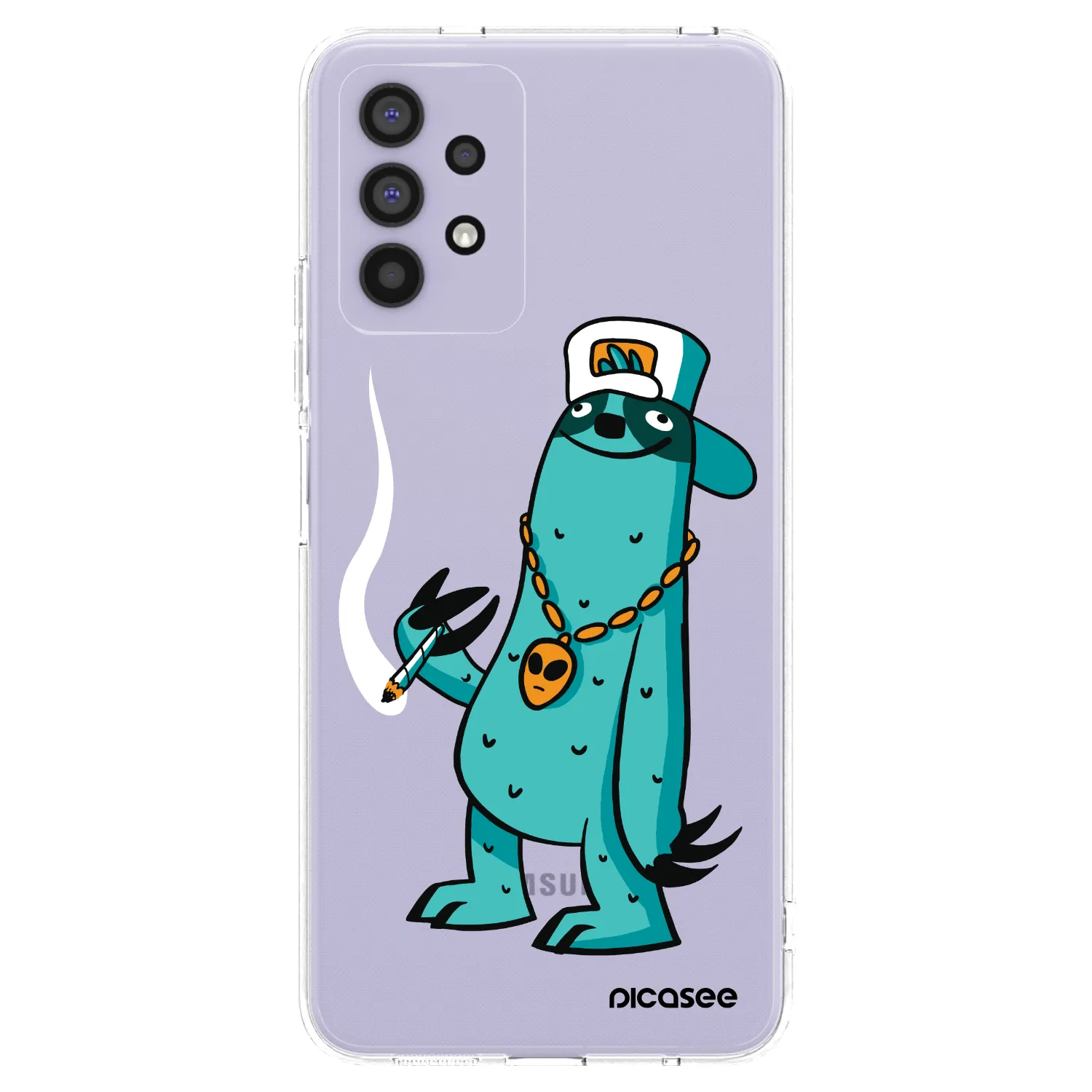 Picasee silikonový průhledný obal pro Samsung Galaxy A32 4G SM-A325F - Earth - Je mi fajn