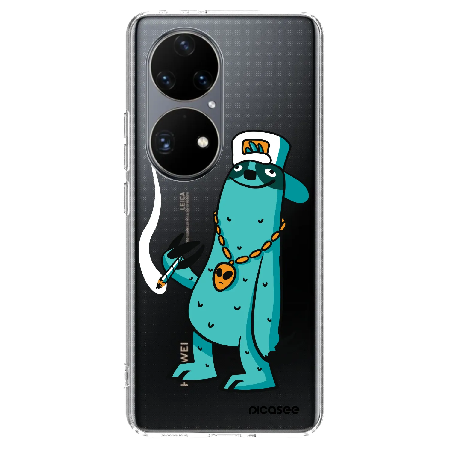 Picasee silikonový průhledný obal pro Huawei P50 - Earth - Je mi fajn