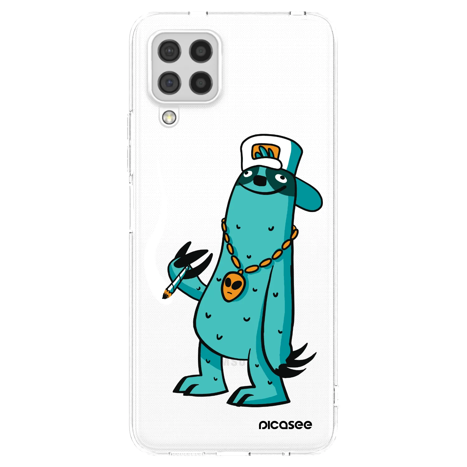 Picasee silikonový průhledný obal pro Samsung Galaxy A22 A225F 4G - Earth - Je mi fajn