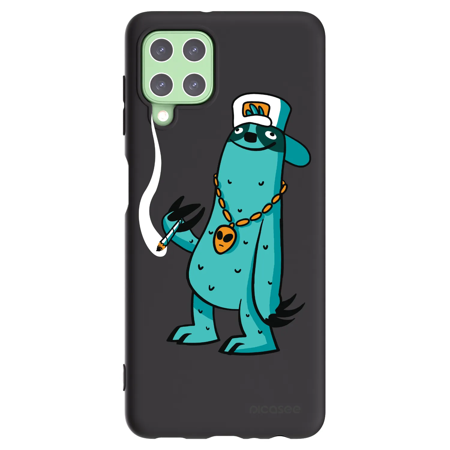 Picasee silikonový černý obal pro Samsung Galaxy A22 A225F 4G - Earth - Je mi fajn