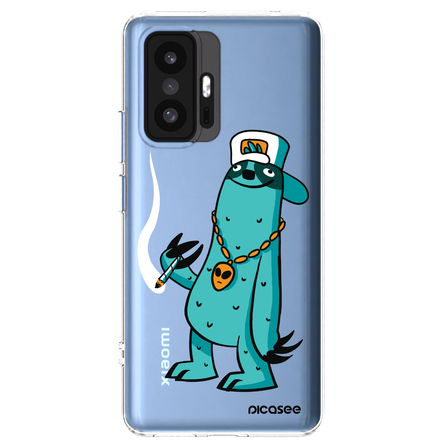 Picasee silikonový průhledný obal pro Xiaomi 11T Pro - Earth - Je mi fajn