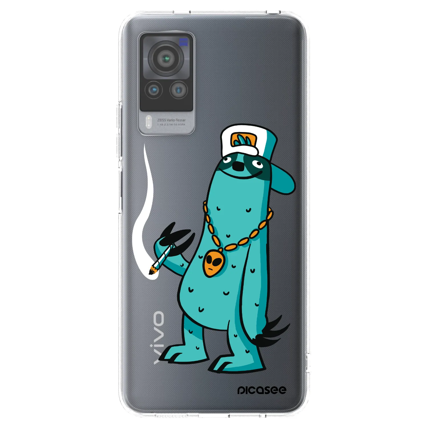Picasee silikonový průhledný obal pro Vivo X60 Pro 5G - Earth - Je mi fajn