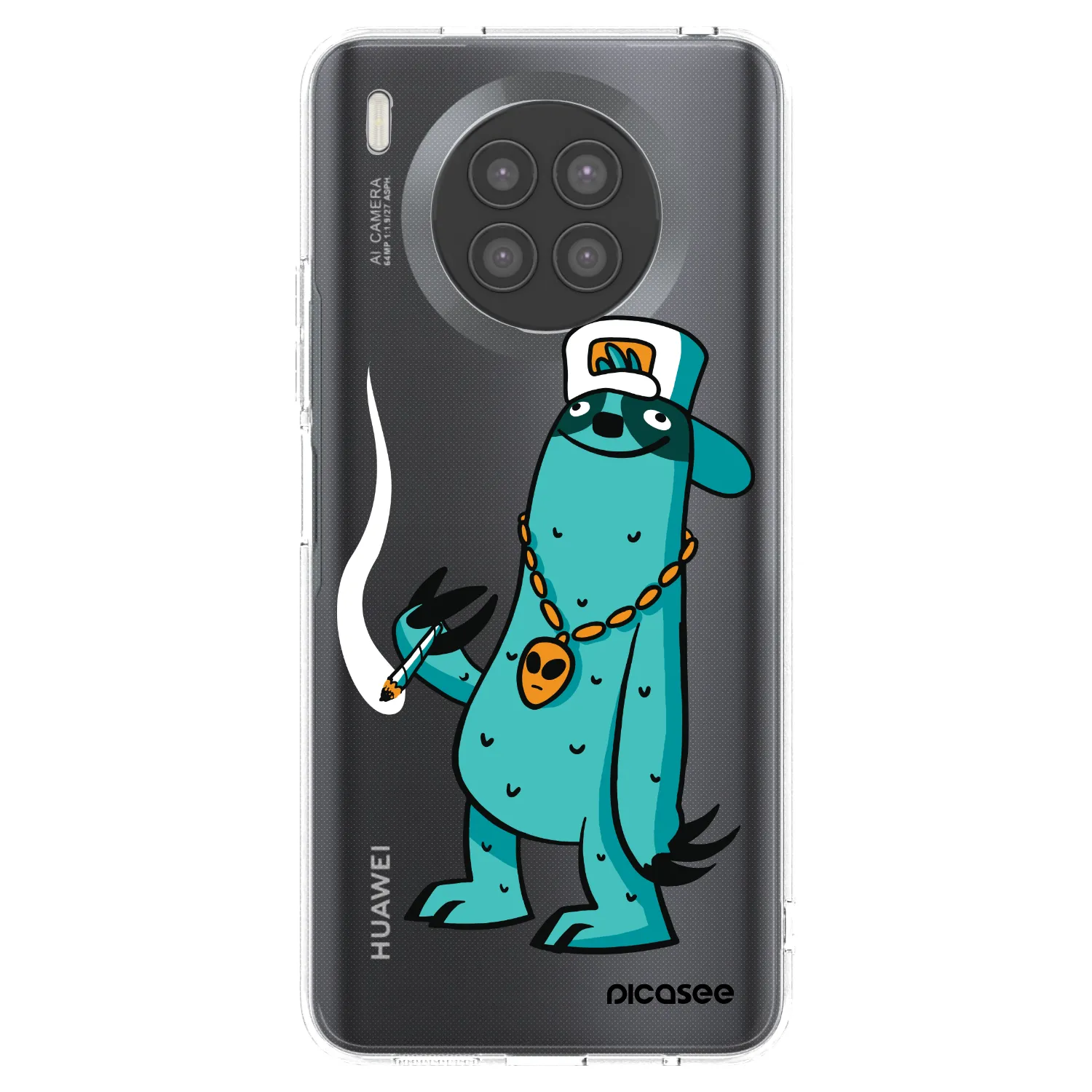 Picasee silikonový průhledný obal pro Huawei Nova 8i - Earth - Je mi fajn