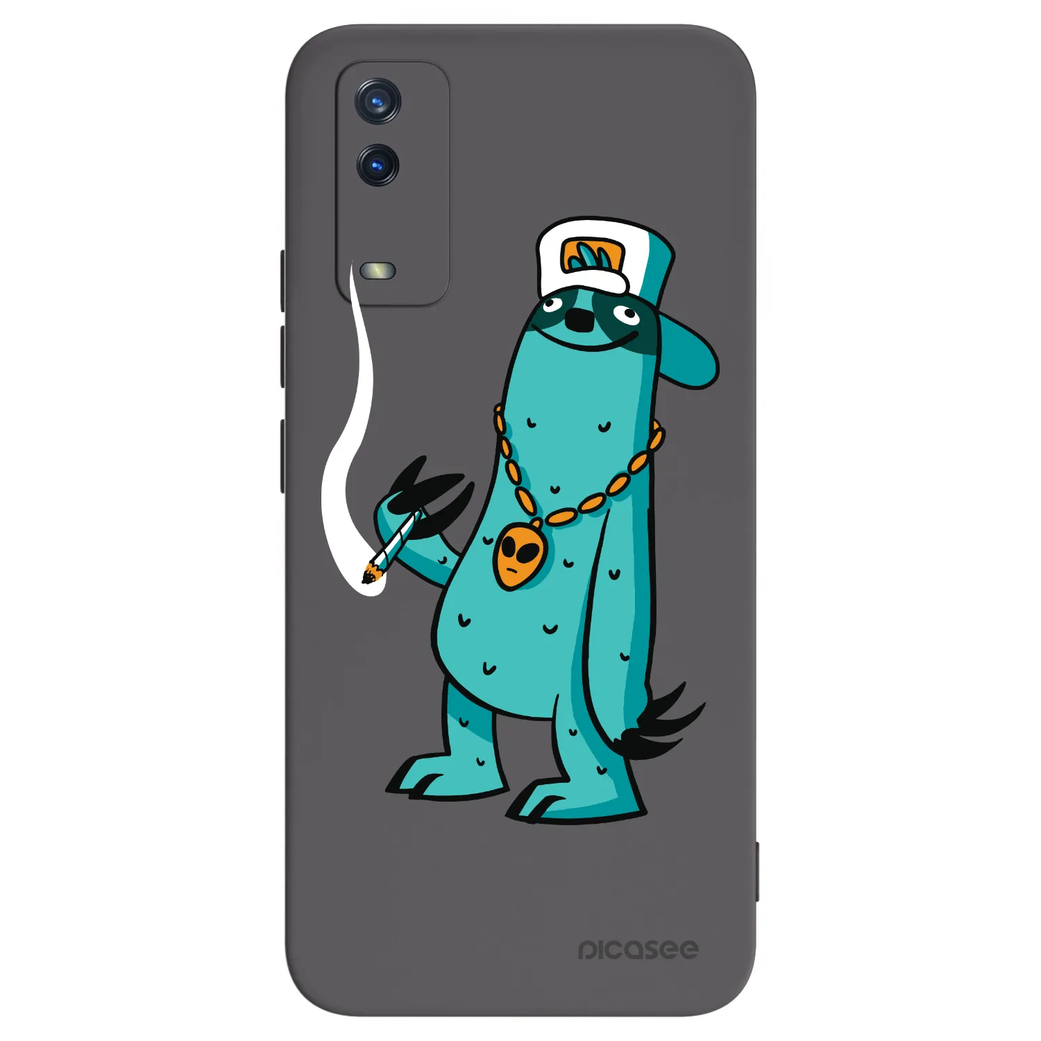 Picasee silikonový černý obal pro Vivo Y11s - Earth - Je mi fajn