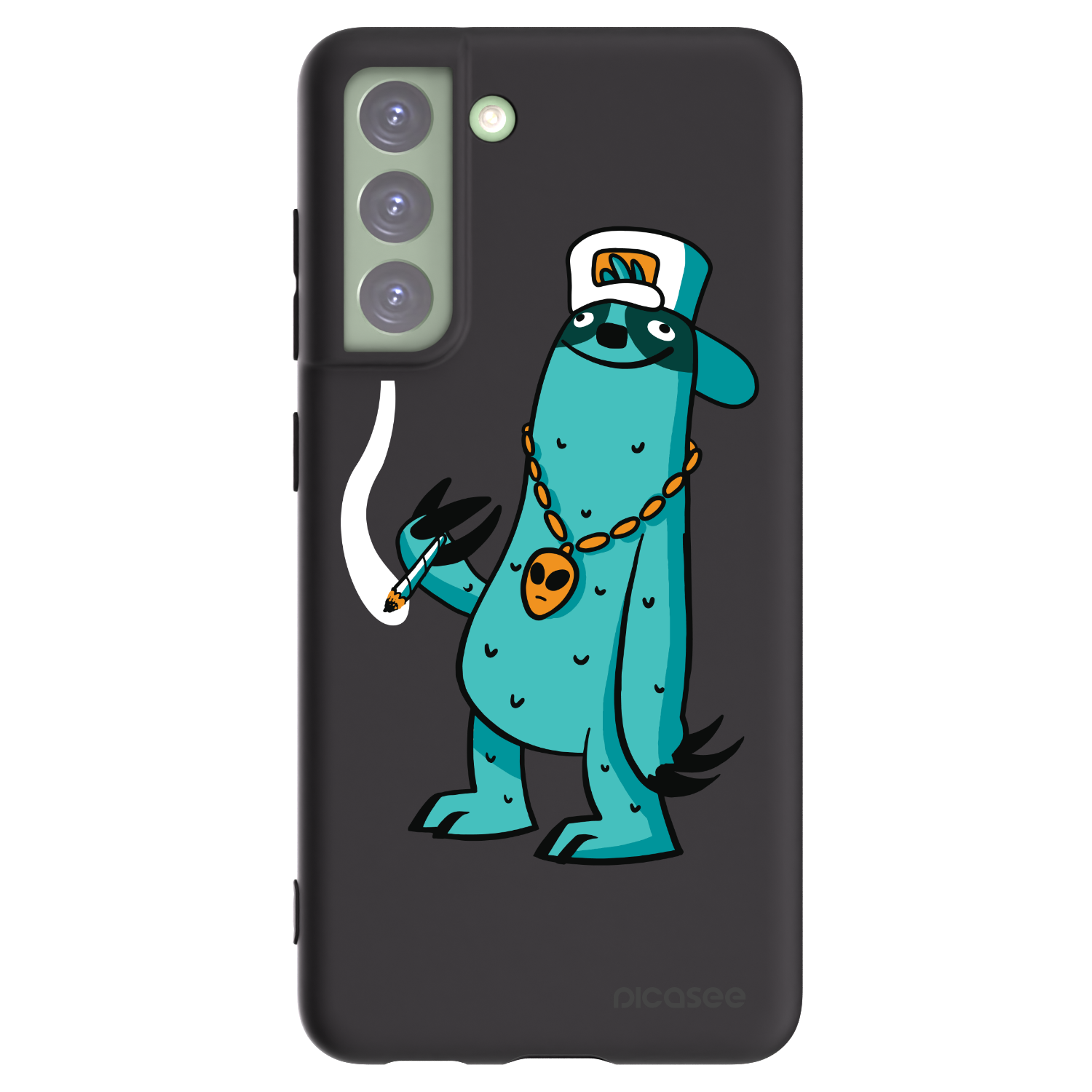 Picasee silikonový černý obal pro Samsung Galaxy S21 FE 5G - Earth - Je mi fajn