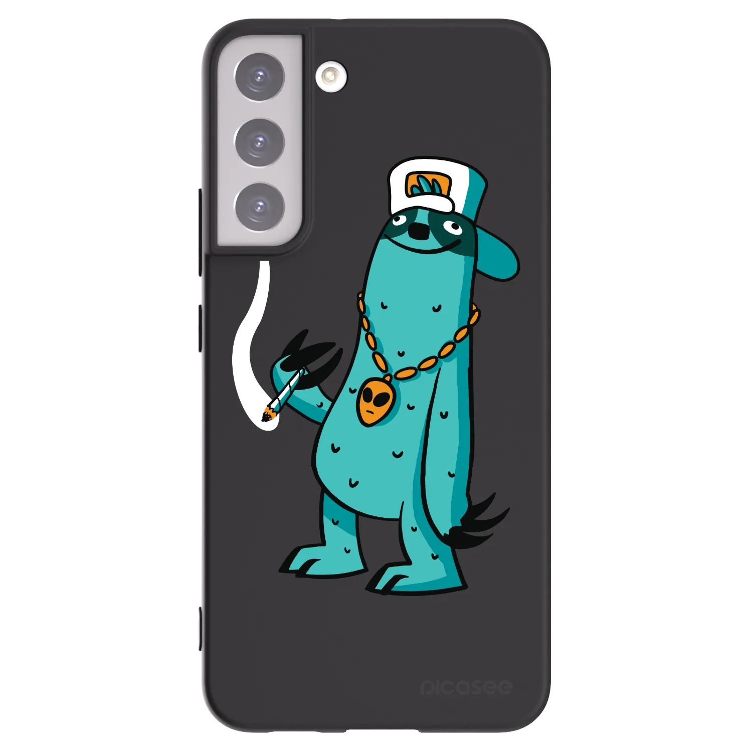 Picasee silikonový černý obal pro Samsung Galaxy S22+ 5G - Earth - Je mi fajn