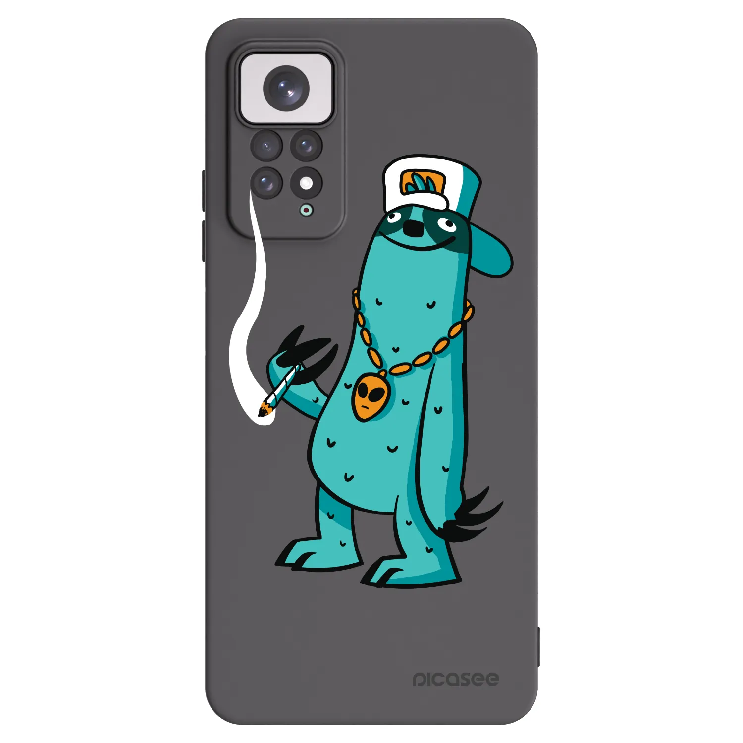 Picasee silikonový černý obal pro Xiaomi Redmi Note 11 - Earth - Je mi fajn