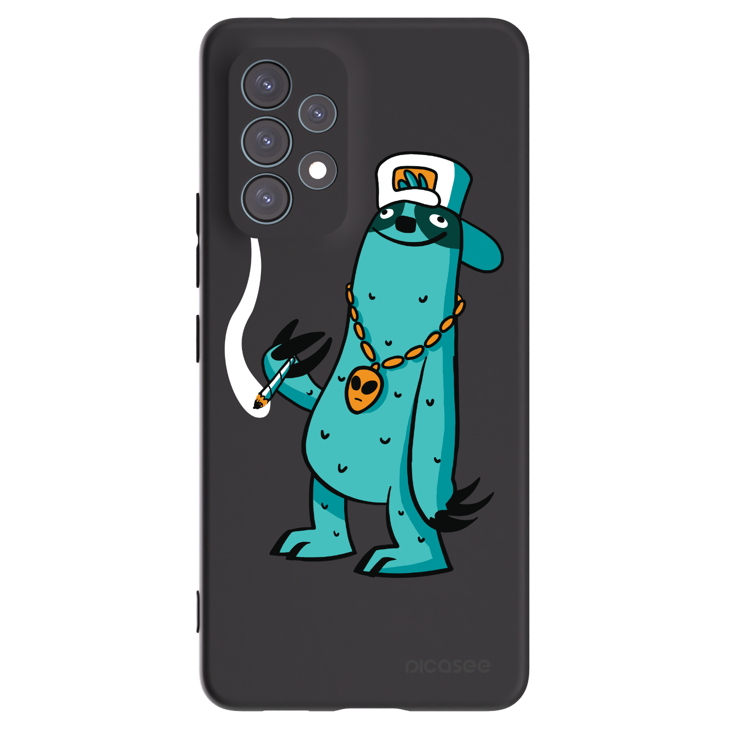 Picasee silikonový černý obal pro Samsung Galaxy A53 5G A536 - Earth - Je mi fajn