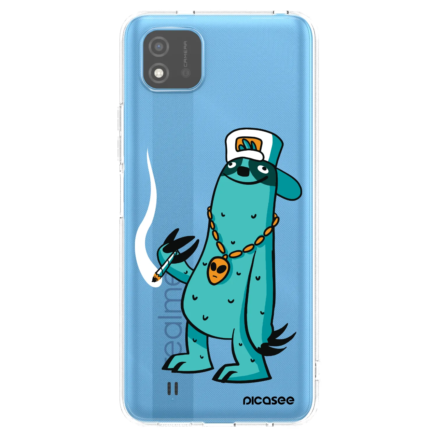 Picasee silikonový průhledný obal pro Realme C11 (2021) - Earth - Je mi fajn