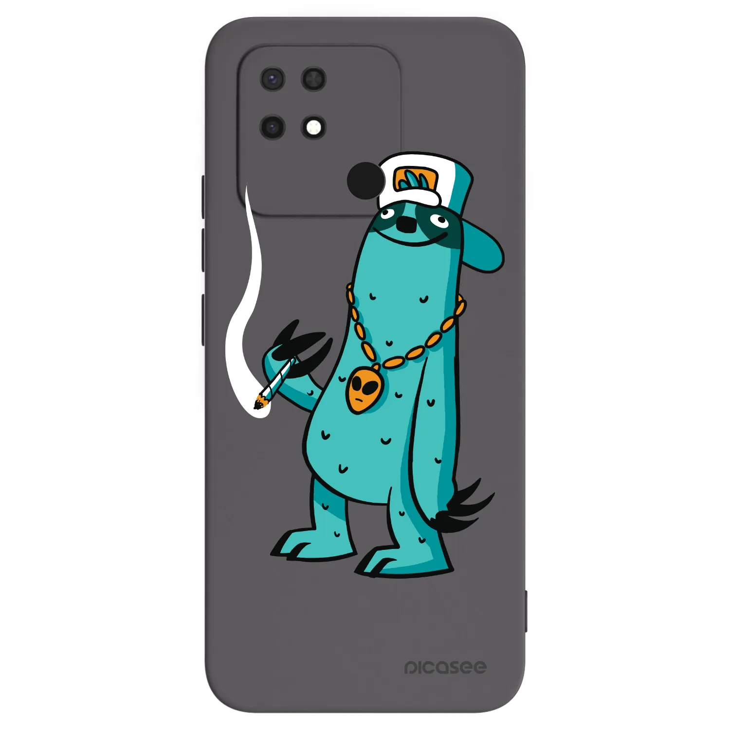 Picasee silikonový černý obal pro Xiaomi Redmi 10C - Earth - Je mi fajn