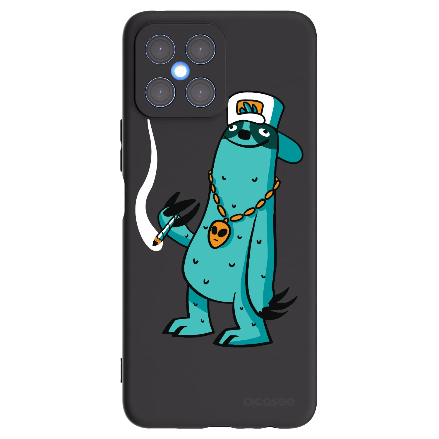 Picasee silikonový černý obal pro Honor X8 4G - Earth - Je mi fajn