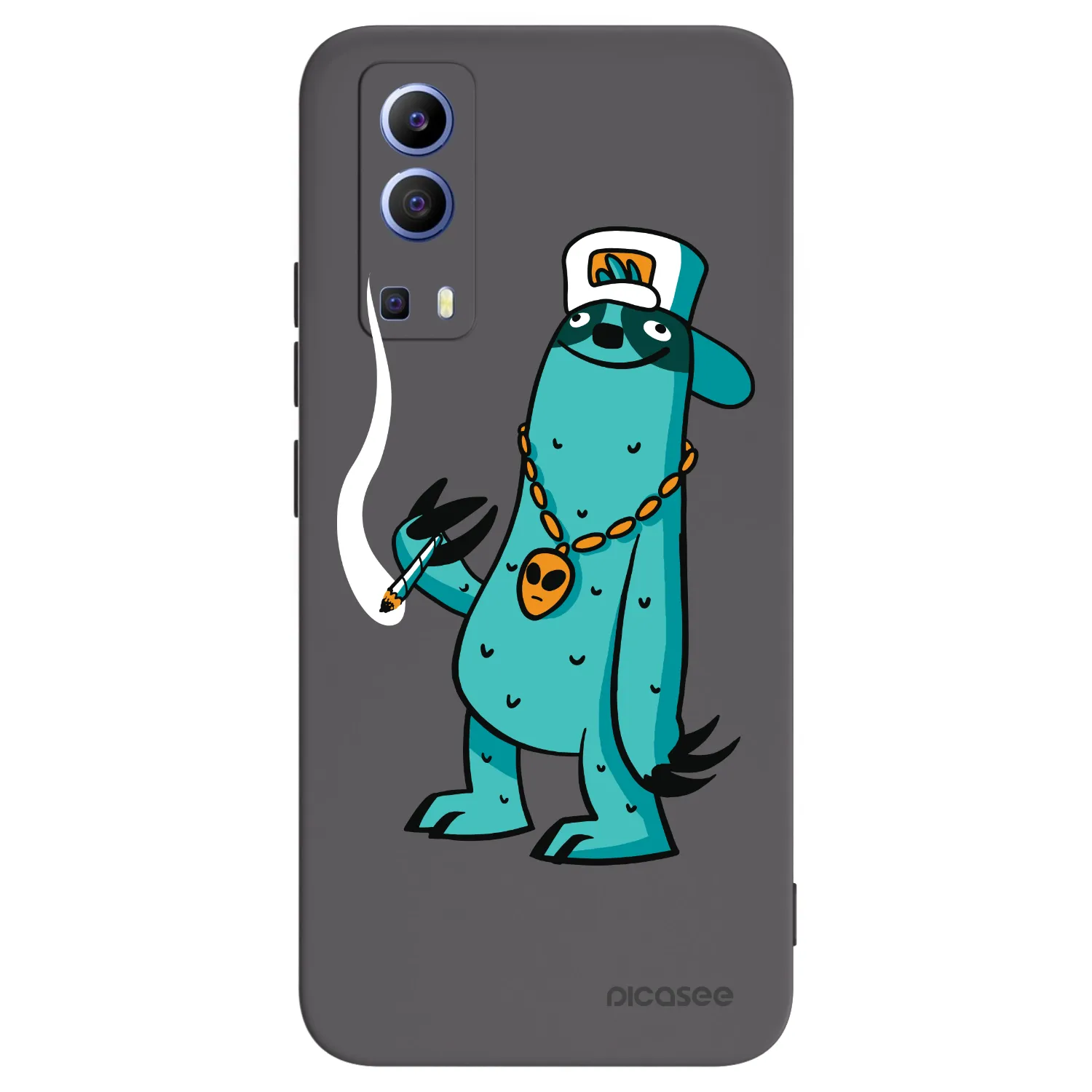 Picasee silikonový černý obal pro Vivo Y52 5G - Earth - Je mi fajn
