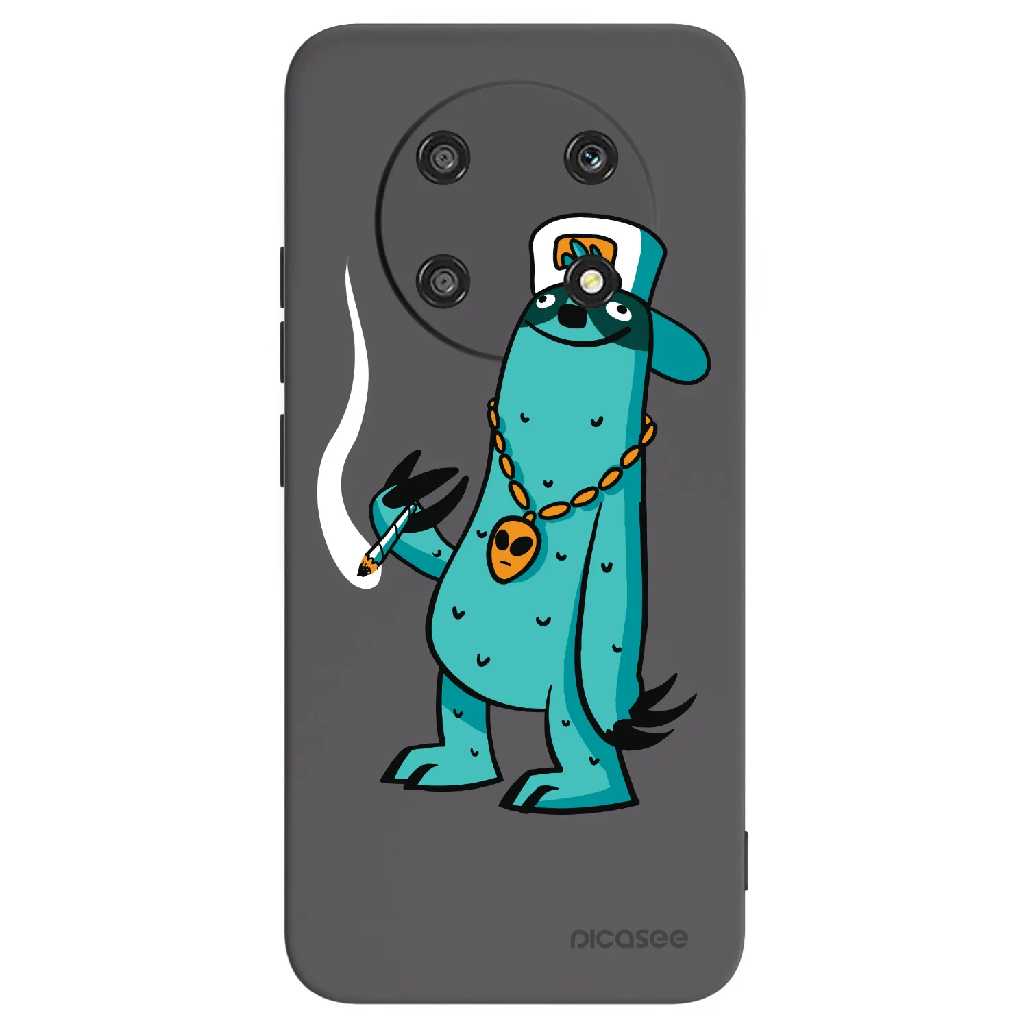 Picasee silikonový černý obal pro Honor Magic4 Lite 5G - Earth - Je mi fajn