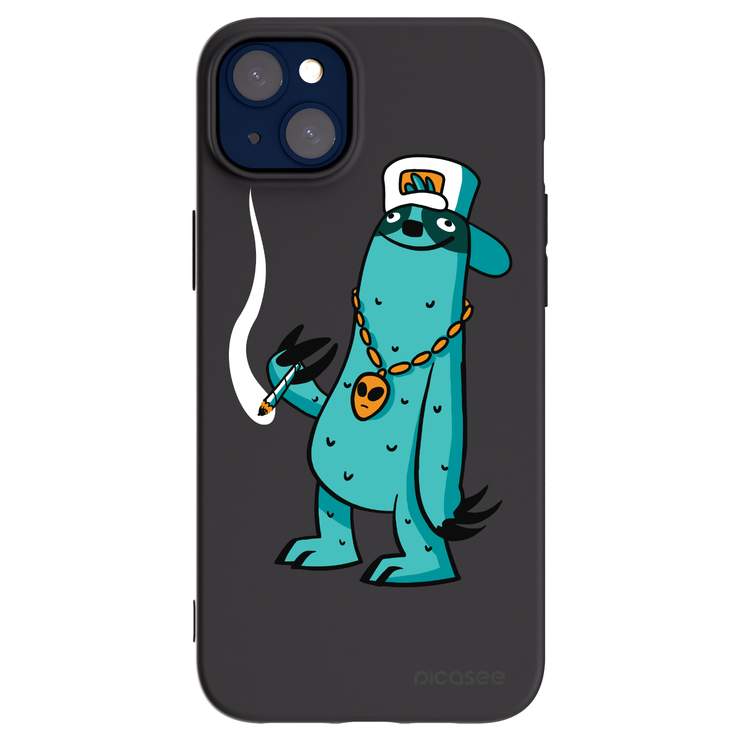 Picasee silikonový černý obal pro Apple iPhone 14 Plus - Earth - Je mi fajn