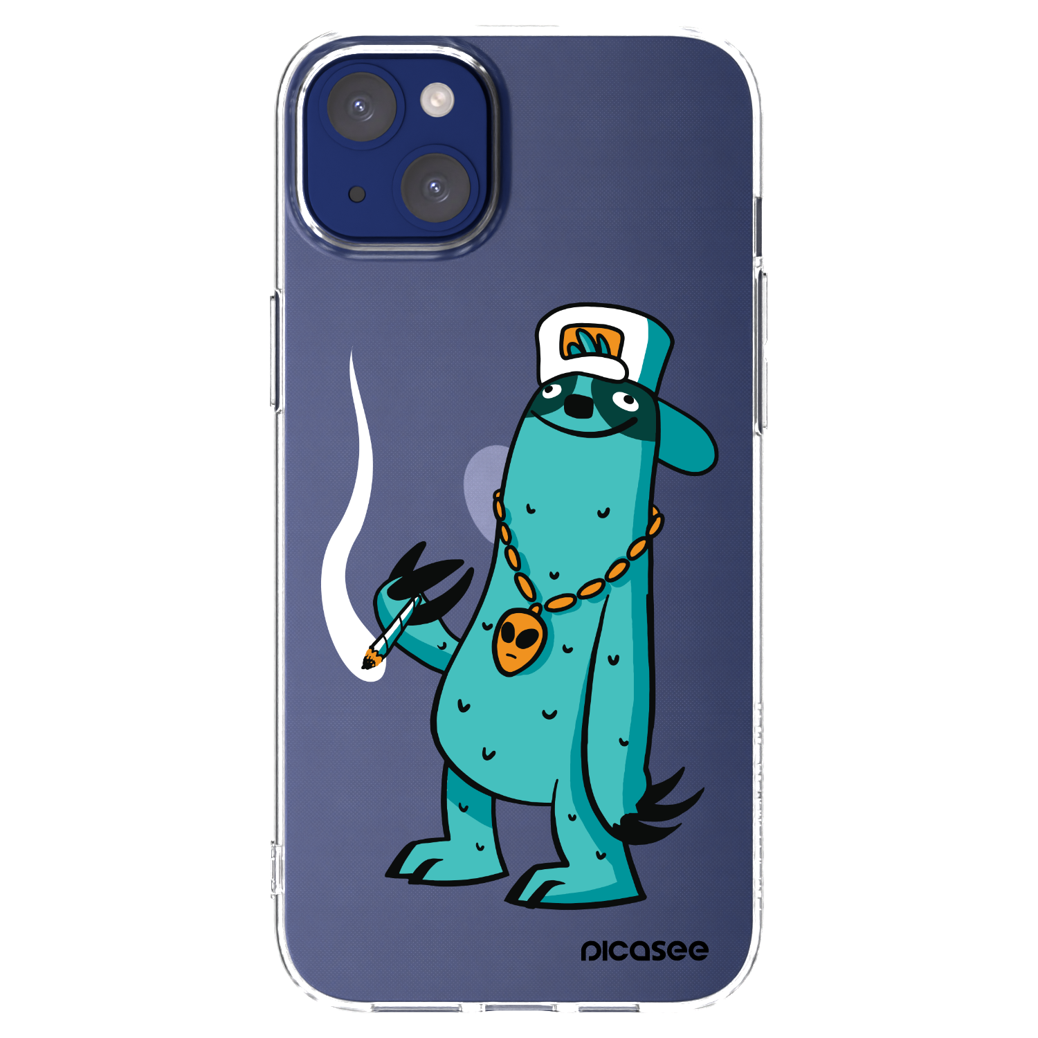 Picasee silikonový průhledný obal pro Apple iPhone 14 Plus - Earth - Je mi fajn