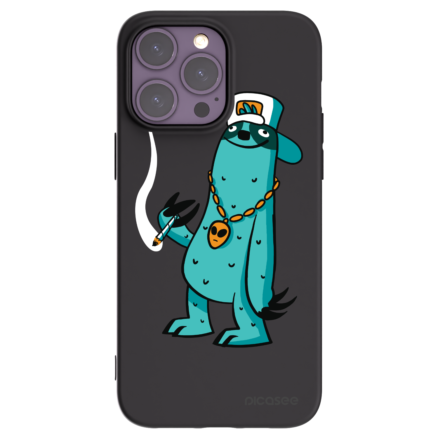 Picasee silikonový černý obal pro Apple iPhone 14 Pro Max - Earth - Je mi fajn