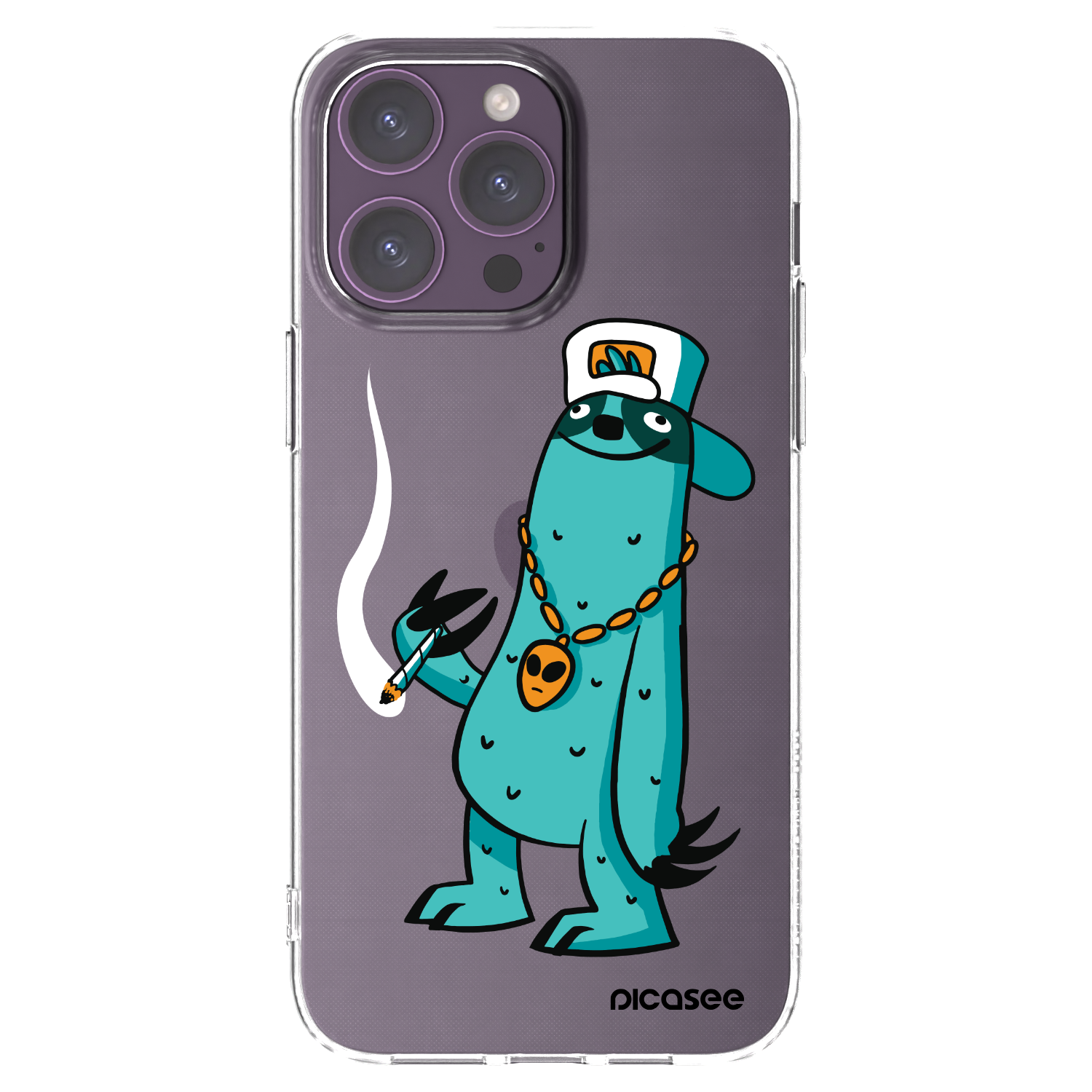 Picasee silikonový průhledný obal pro Apple iPhone 14 Pro Max - Earth - Je mi fajn