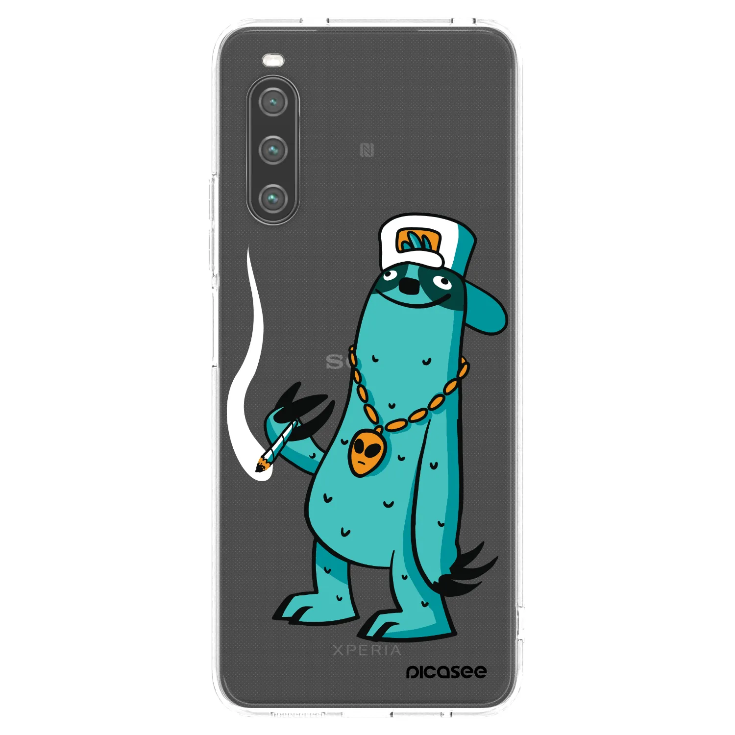 Picasee silikonový průhledný obal pro Sony Xperia 10 IV 5G - Earth - Je mi fajn