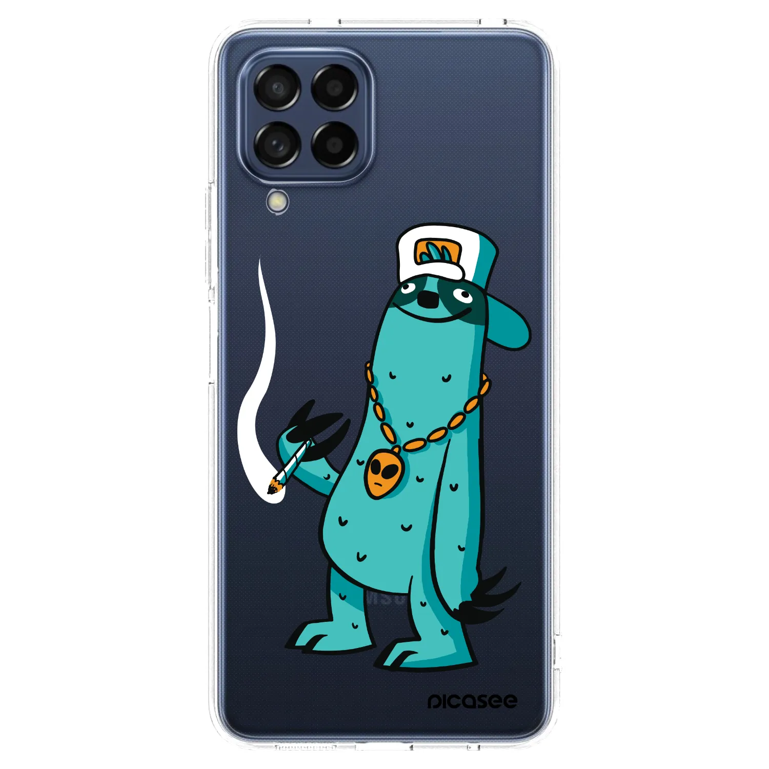Picasee silikonový průhledný obal pro Samsung Galaxy M53 5G - Earth - Je mi fajn