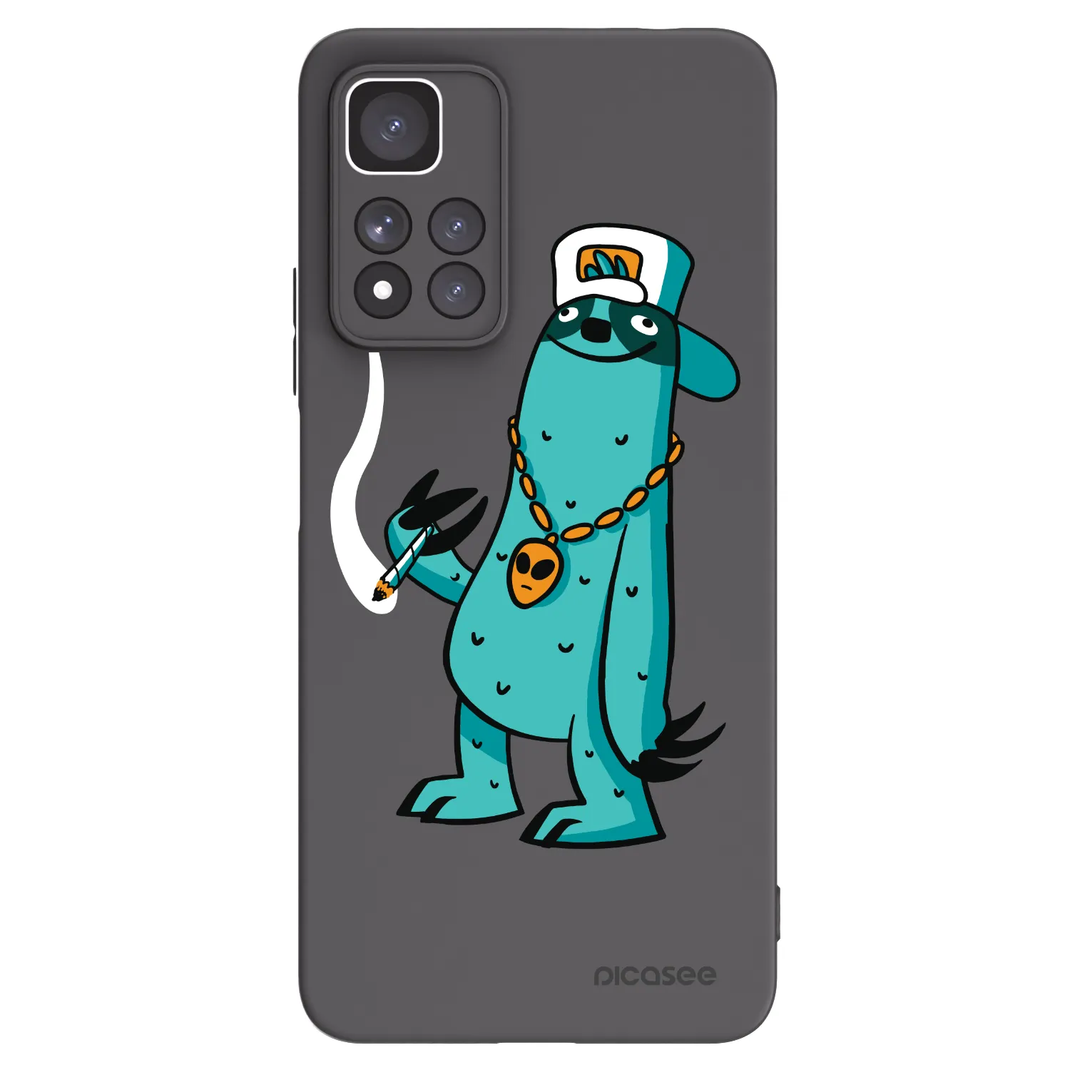 Picasee silikonový černý obal pro Xiaomi Redmi Note 11 Pro+ 5G - Earth - Je mi fajn