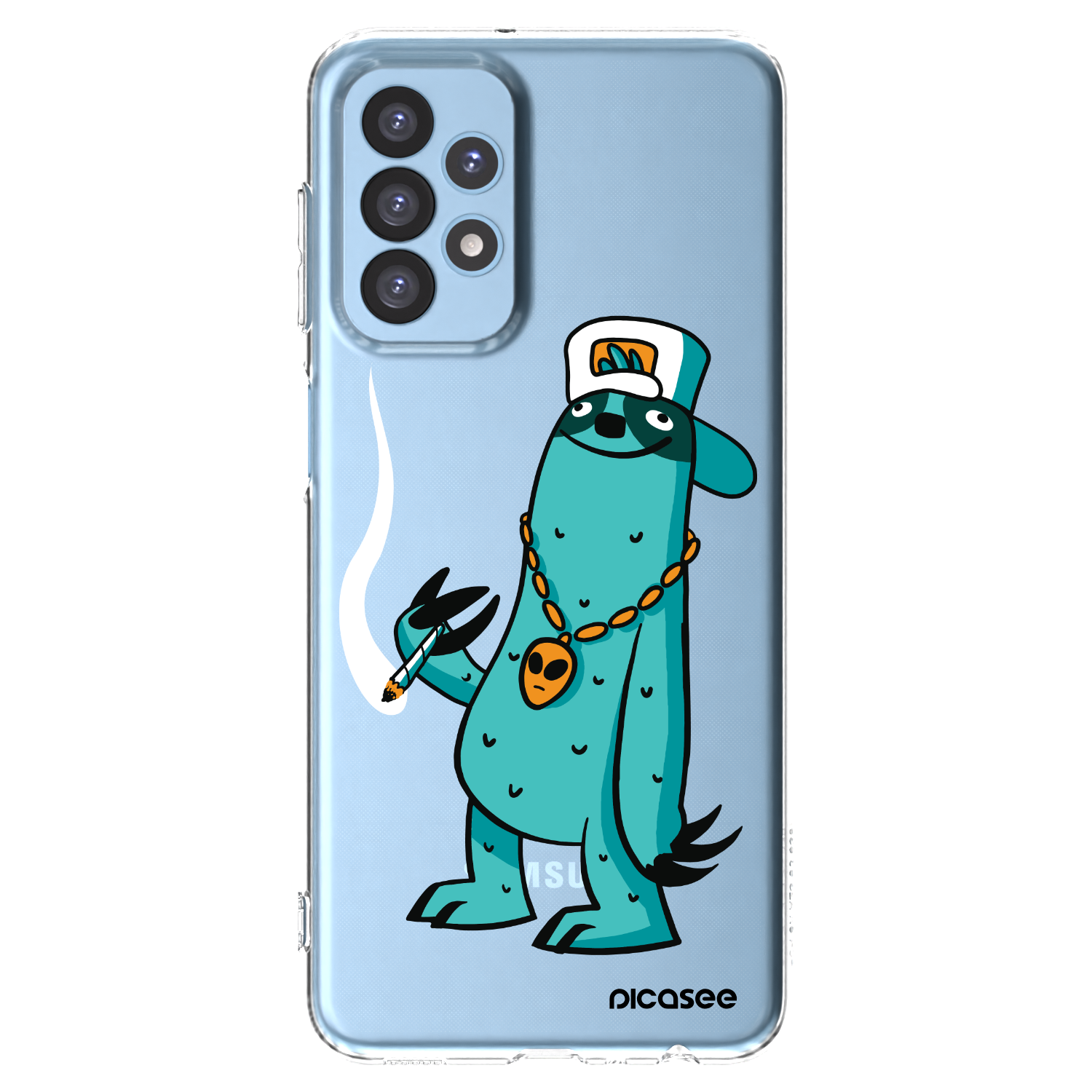 Picasee silikonový průhledný obal pro Samsung Galaxy A23 A235F 4G - Earth - Je mi fajn