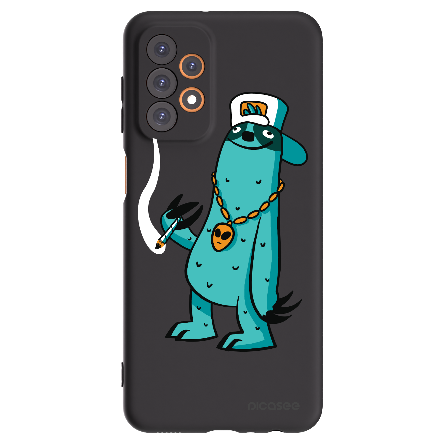 Picasee silikonový černý obal pro Samsung Galaxy A23 A236B 5G - Earth - Je mi fajn