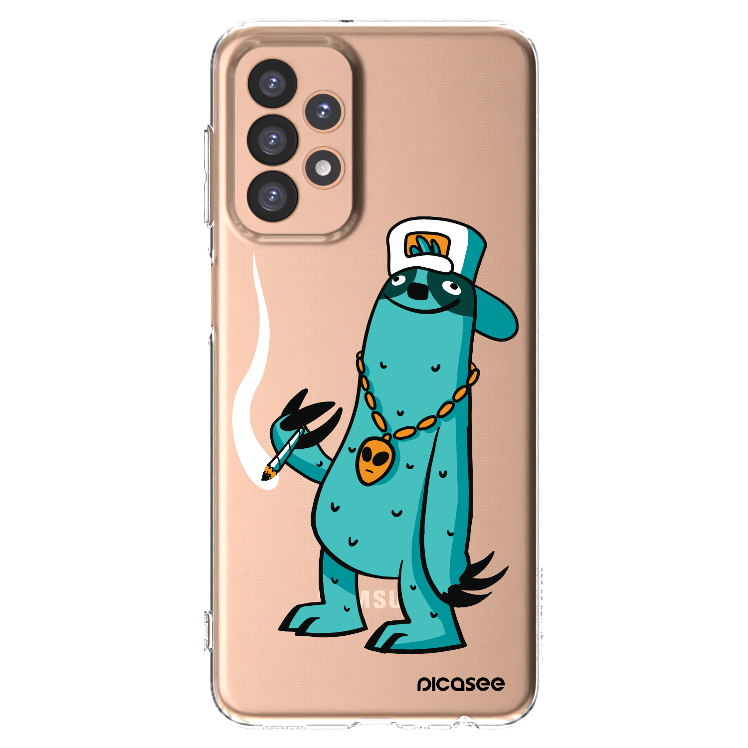 Picasee silikonový průhledný obal pro Samsung Galaxy A23 A236B 5G - Earth - Je mi fajn