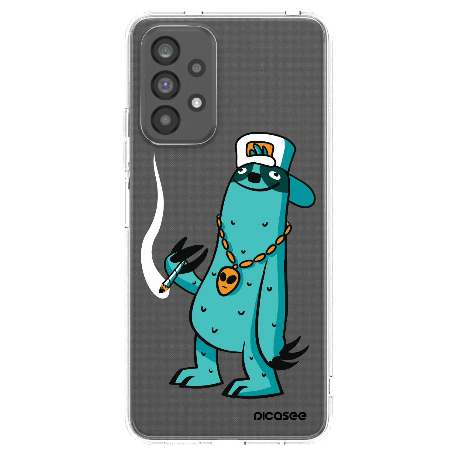 Picasee silikonový průhledný obal pro Samsung Galaxy A73 5G - Earth - Je mi fajn