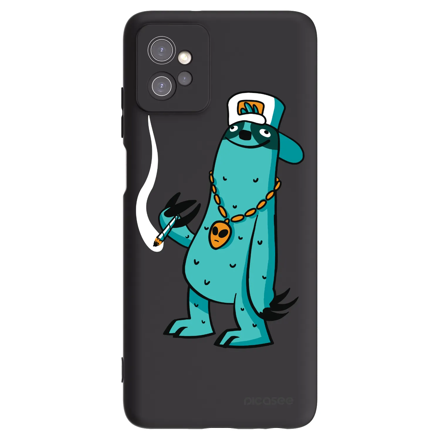 Picasee silikonový černý obal pro Motorola Moto G32 - Earth - Je mi fajn