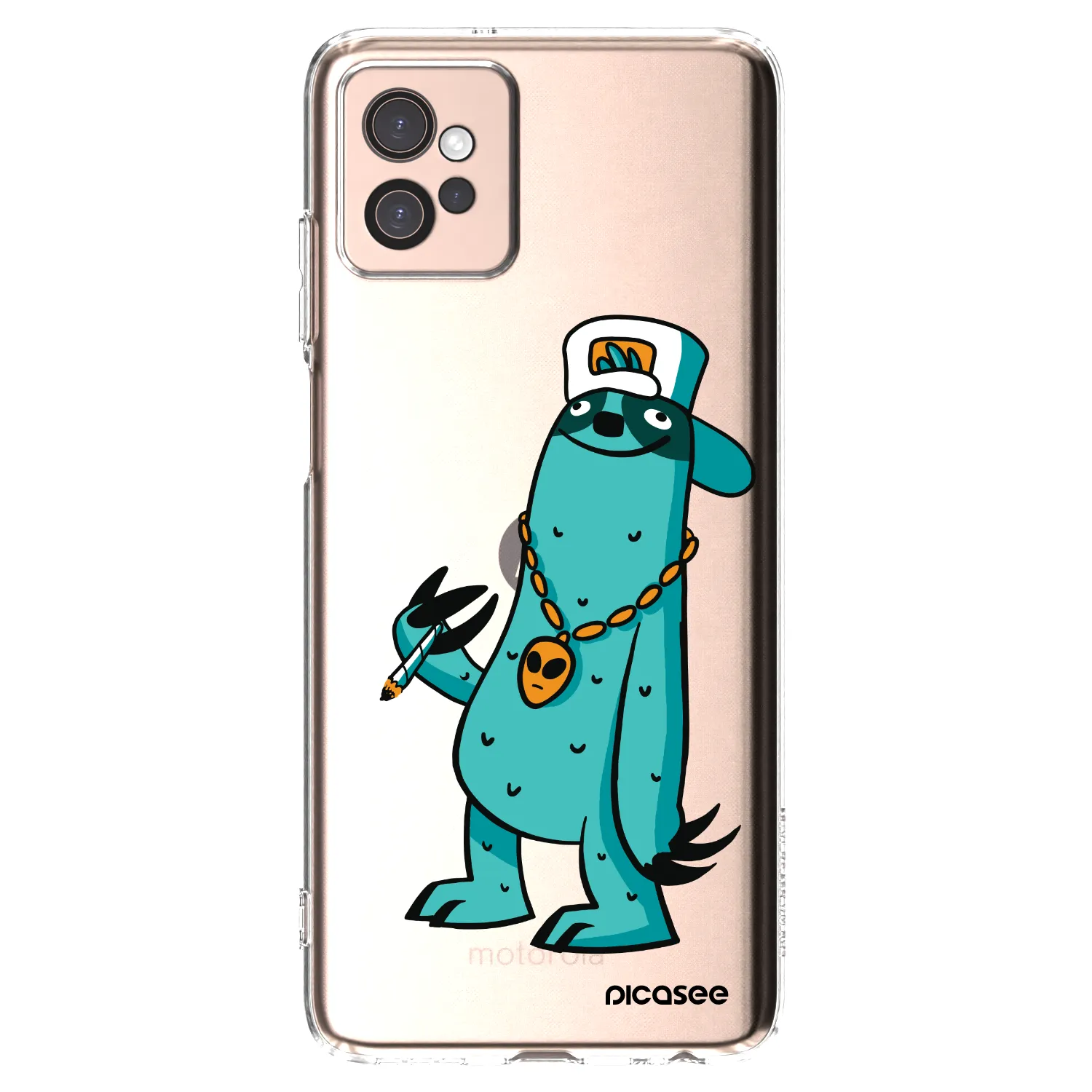 Picasee silikonový průhledný obal pro Motorola Moto G32 - Earth - Je mi fajn