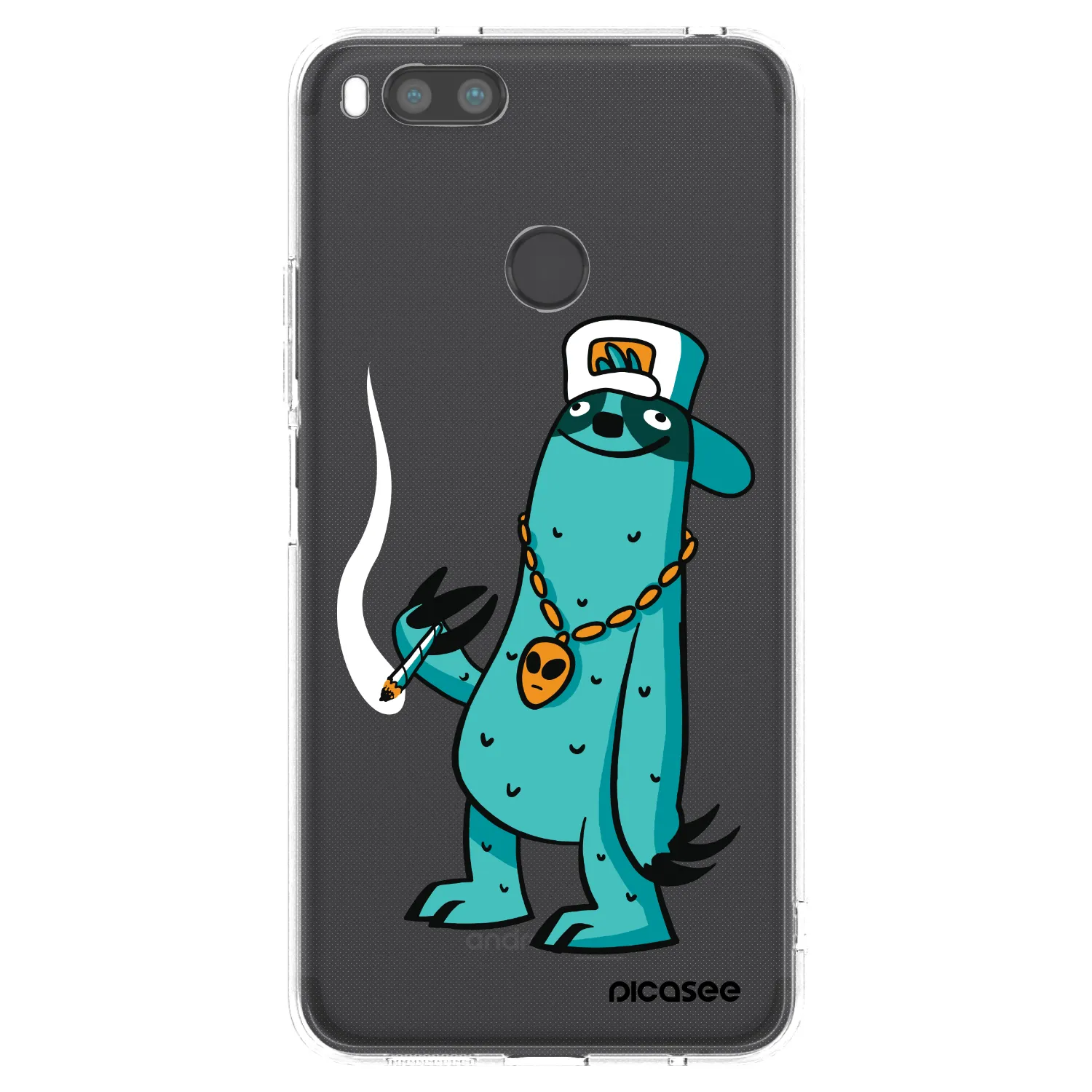 Picasee silikonový průhledný obal pro Xiaomi Redmi A1 - Earth - Je mi fajn