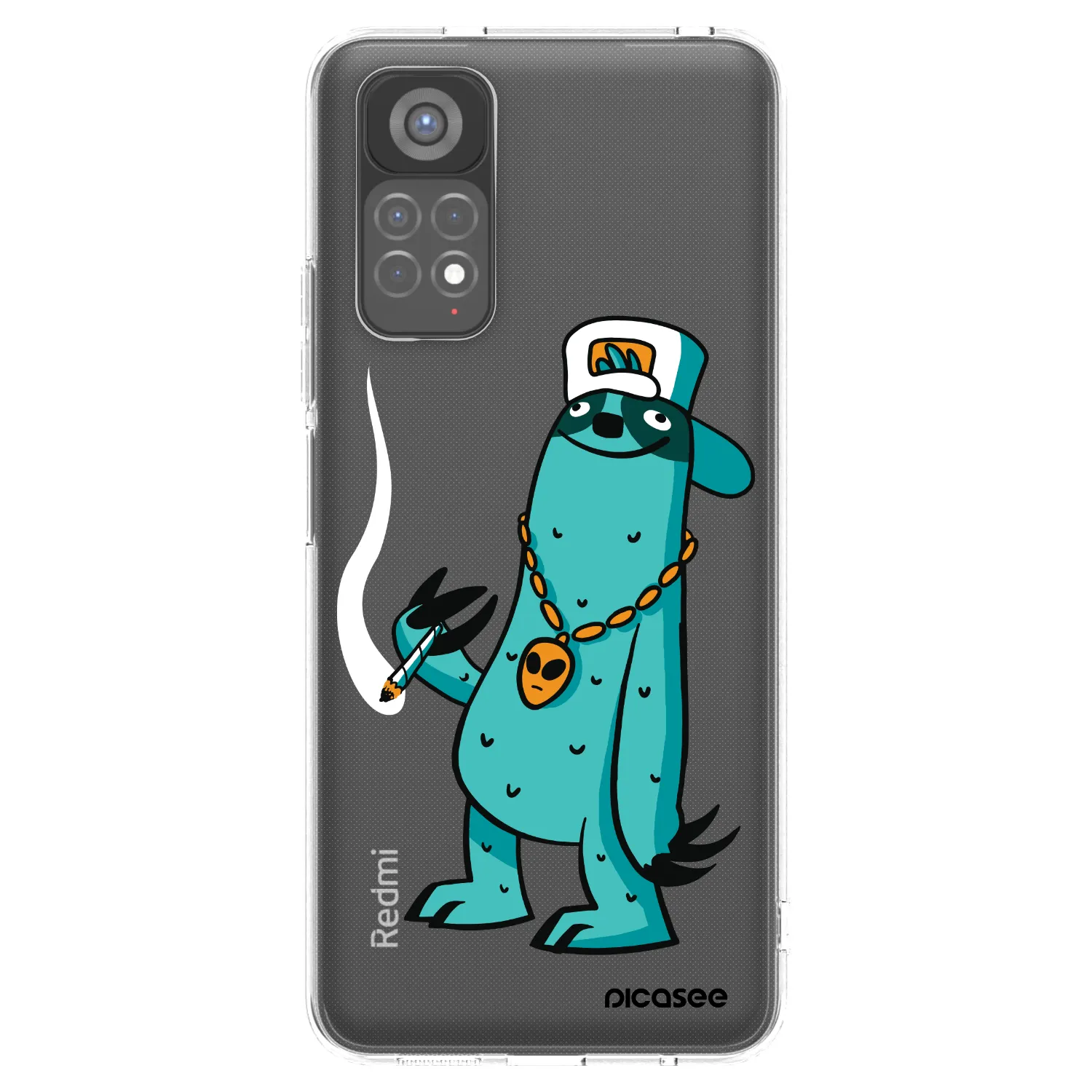 Picasee silikonový průhledný obal pro Xiaomi Redmi Note 11S 5G - Earth - Je mi fajn
