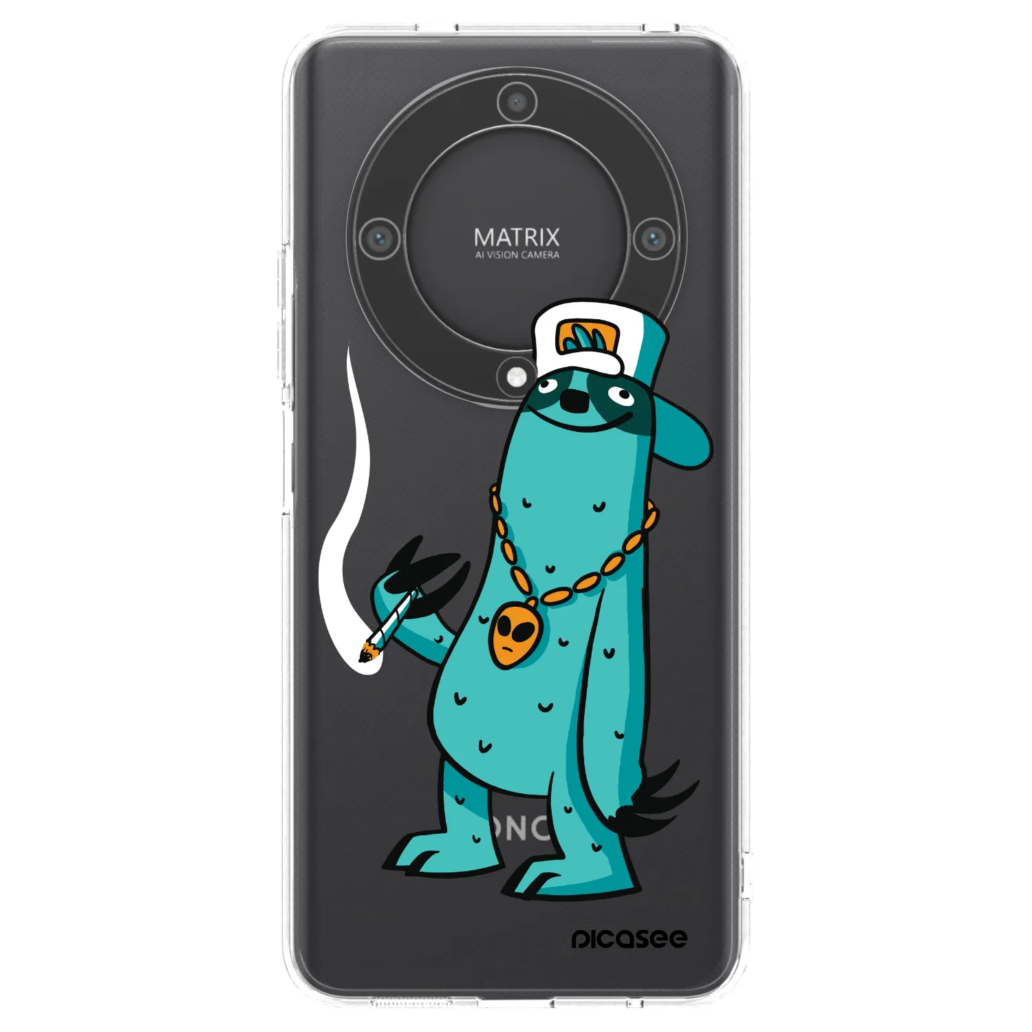 Picasee silikonový průhledný obal pro Honor Magic5 Lite 5G - Earth - Je mi fajn