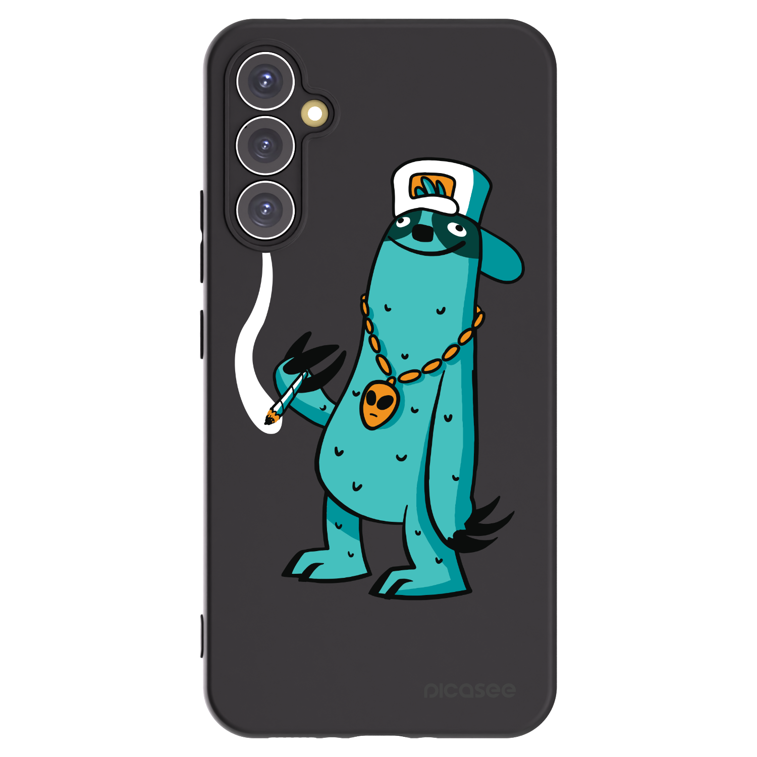 Picasee silikonový černý obal pro Samsung Galaxy A34 5G A346B - Earth - Je mi fajn